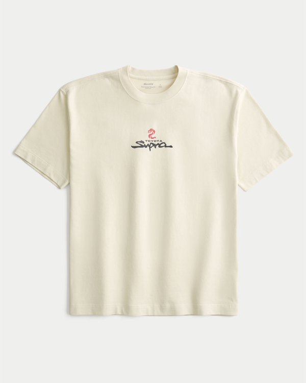 メンズ ボクシー ヘビーウェイト Toyota SupraグラフィックTシャツ