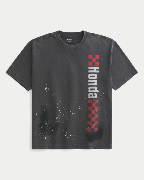 Men's Boxy Heavyweight Honda Graphic Tee | Men's Clearance