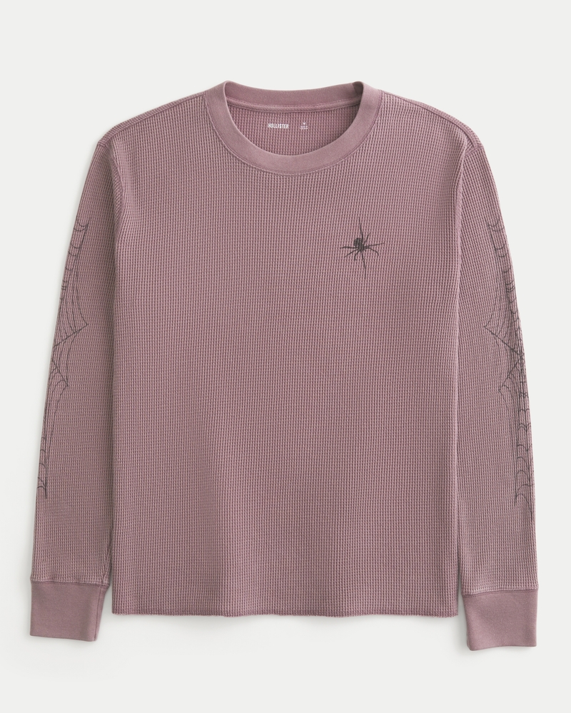 Spider Graphic Thermal Crew Shirt