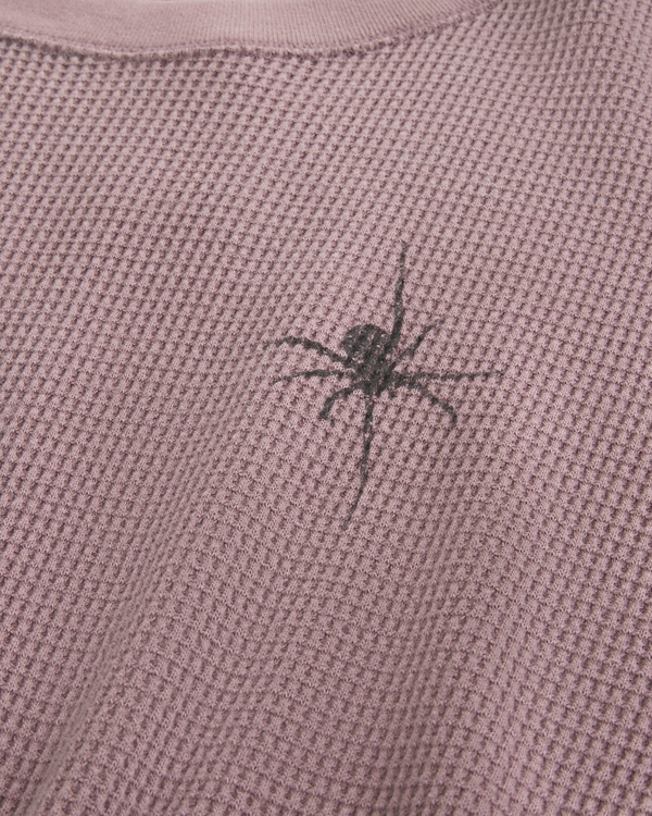 Spider Graphic Thermal Crew Shirt