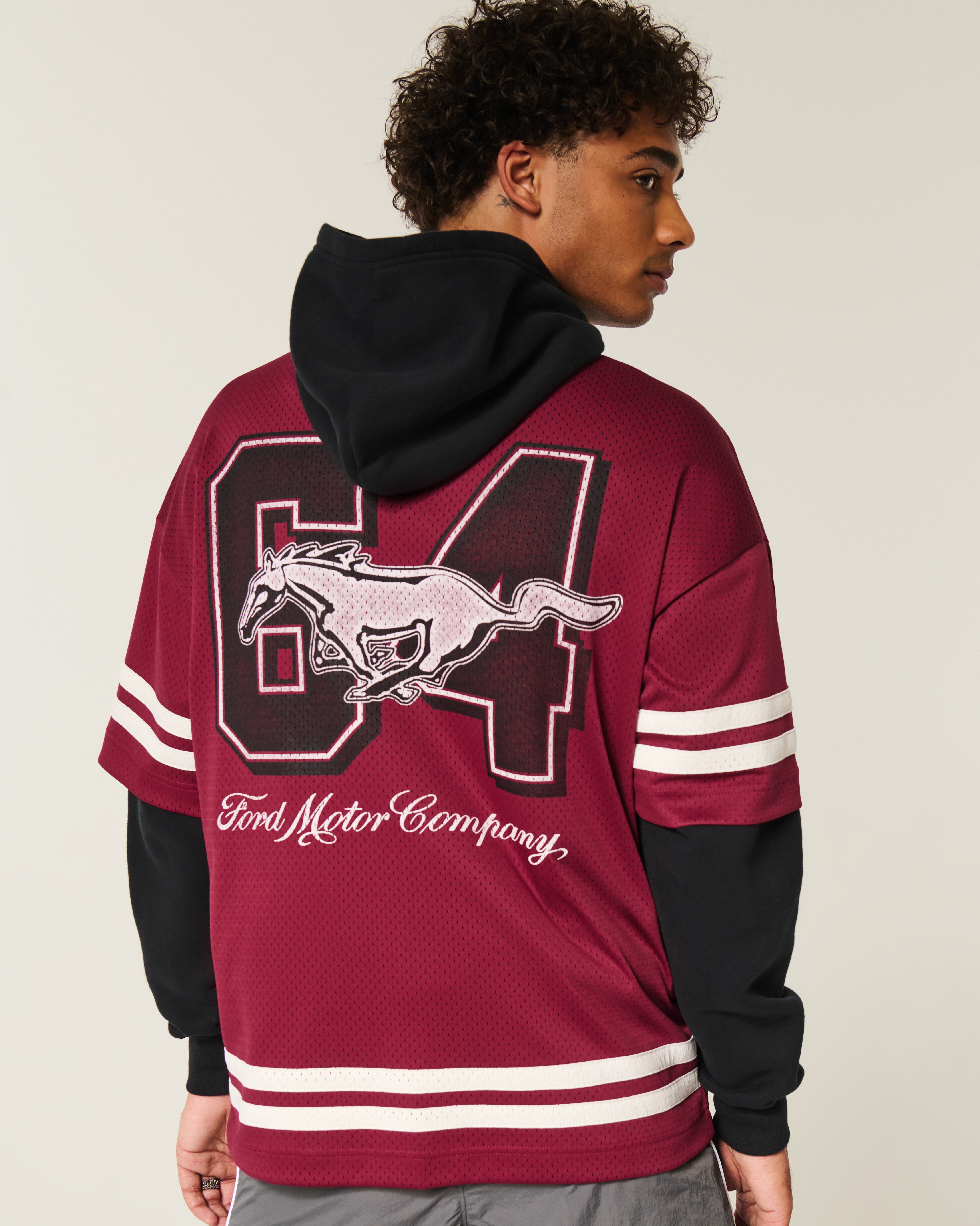 Baggy Ford Mustang Graphic Jersey