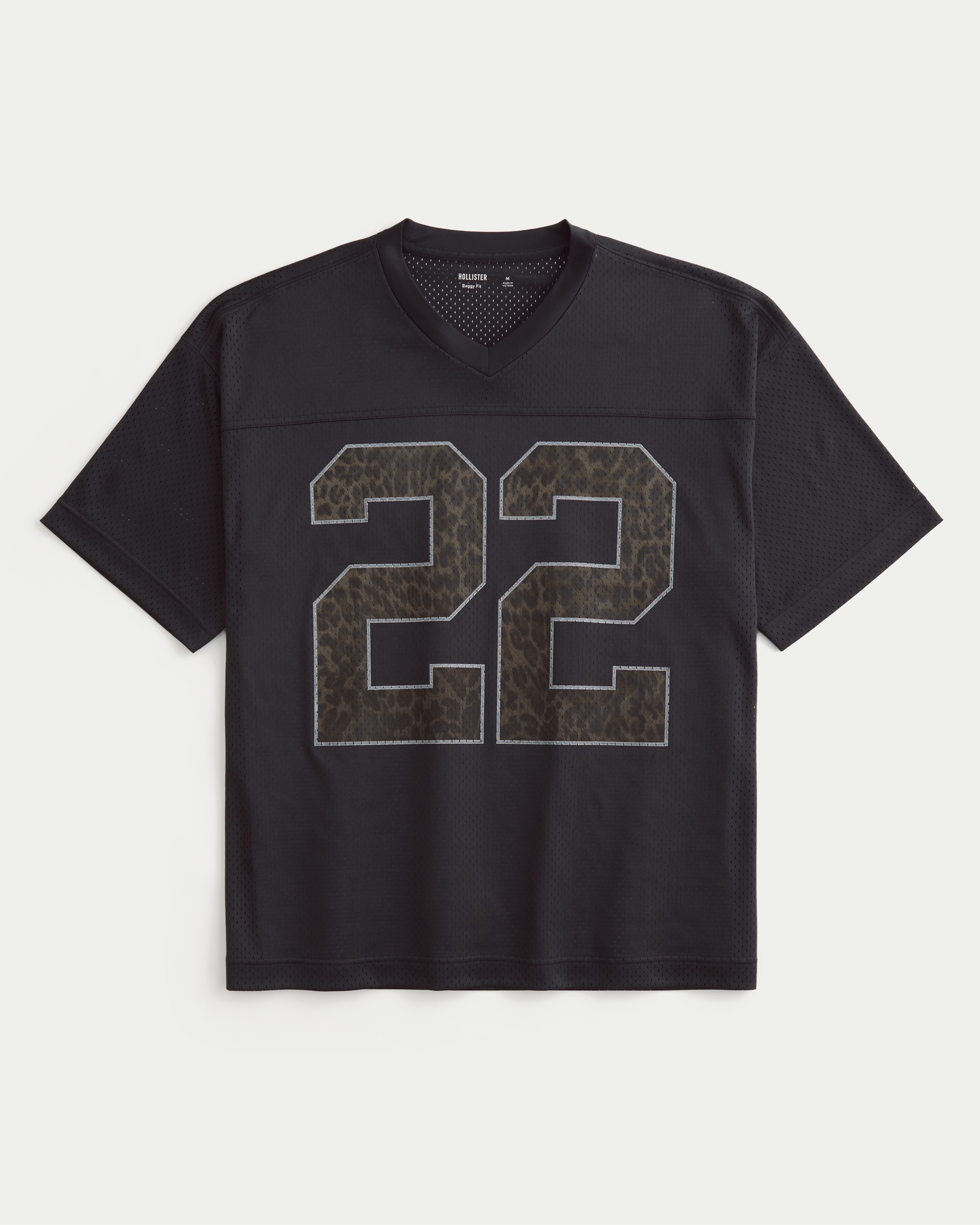 Baggy Pattern Graphic Jersey