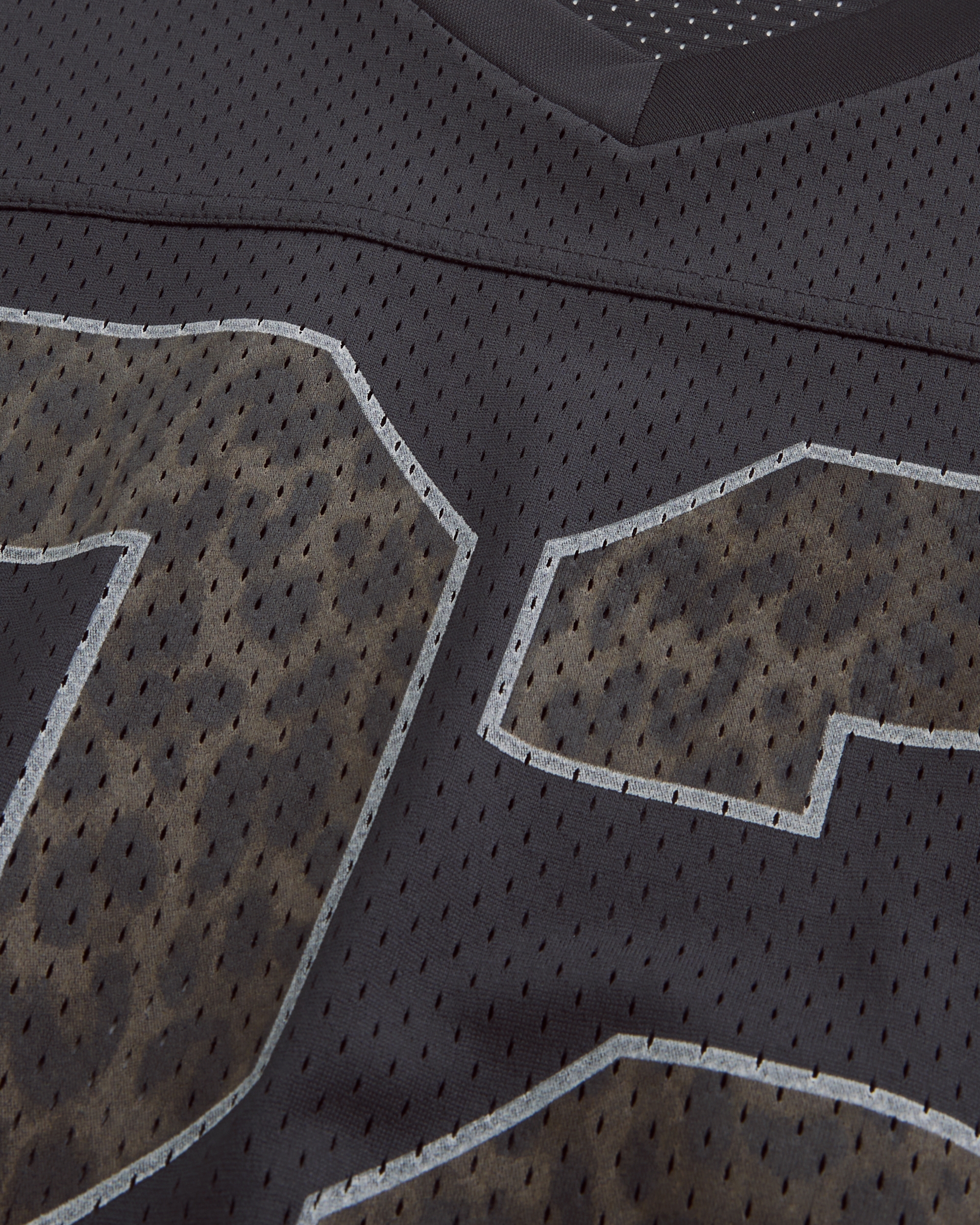 Baggy Pattern Graphic Jersey