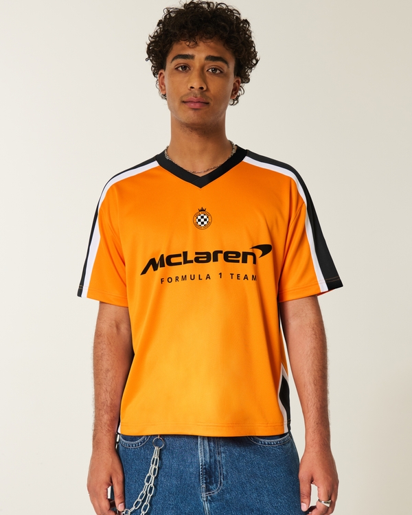ボクシー McLarenグラフィック サッカージャージー, Orange Dd view 1