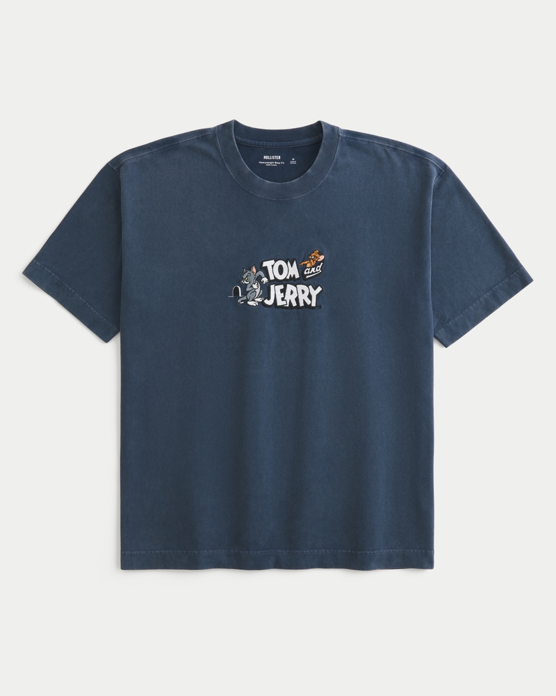 Boxy Heavyweight Tom and Jerry Graphic Tee