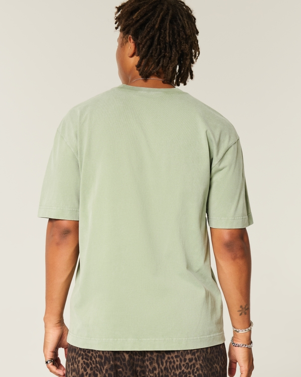 Boxy Heavyweight Scooby-Doo Graphic Tee, Washed Sage view 2