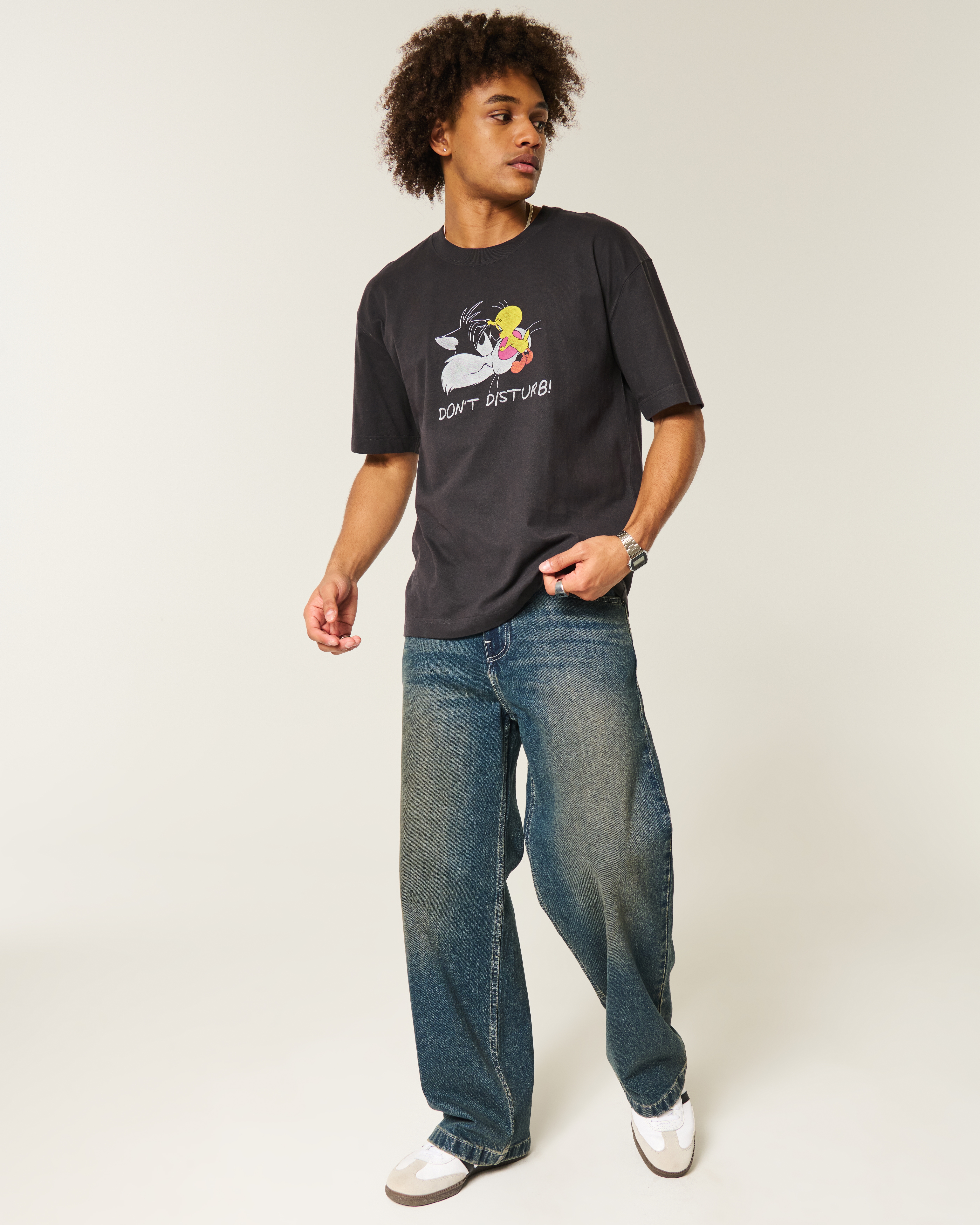 【PORTERNA】Manny boxy t-shirt Graphic Boxy Fit T-shirt - Tan | Levi's® US