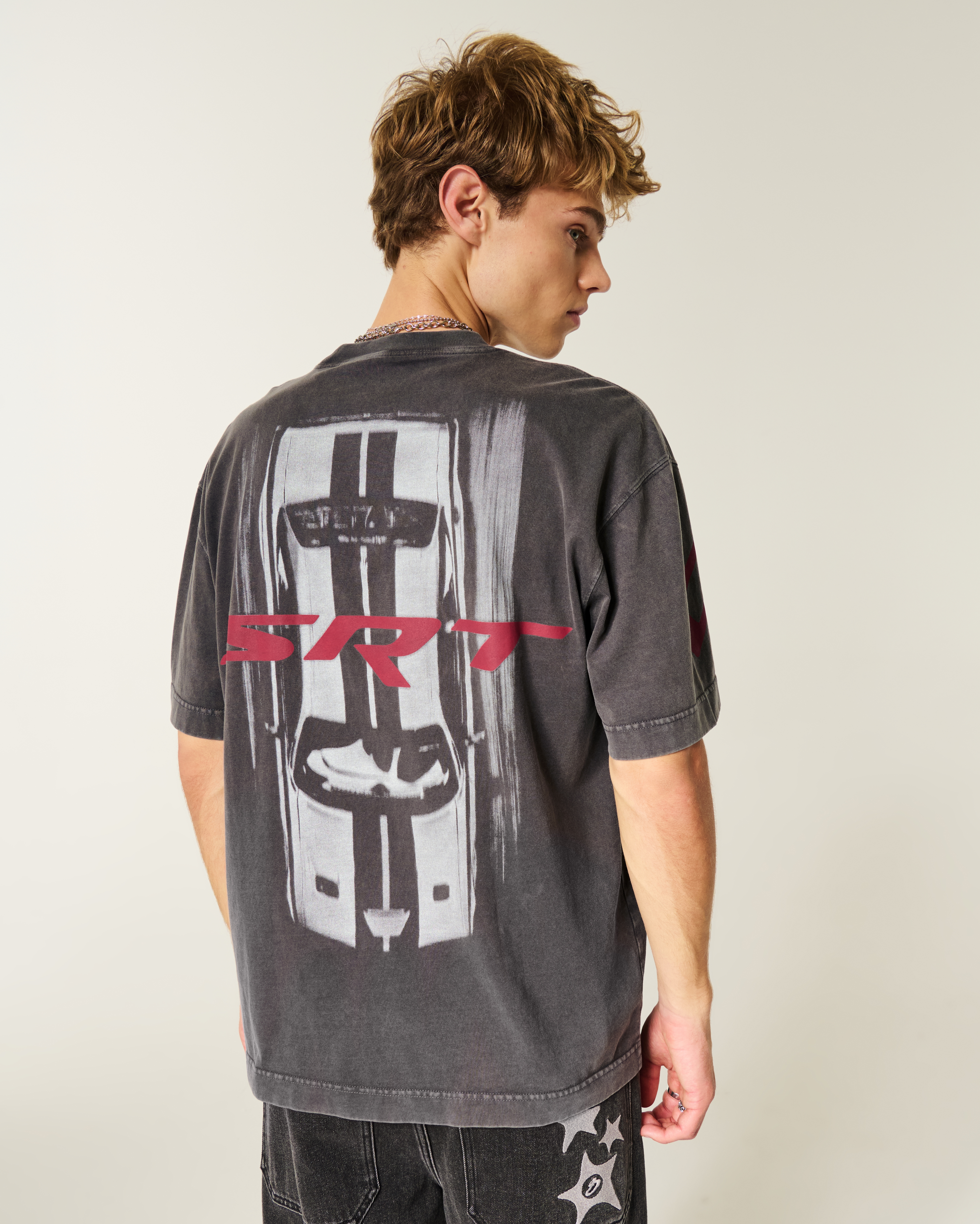 Boxy Heavyweight Dodge Hellcat Graphic Tee