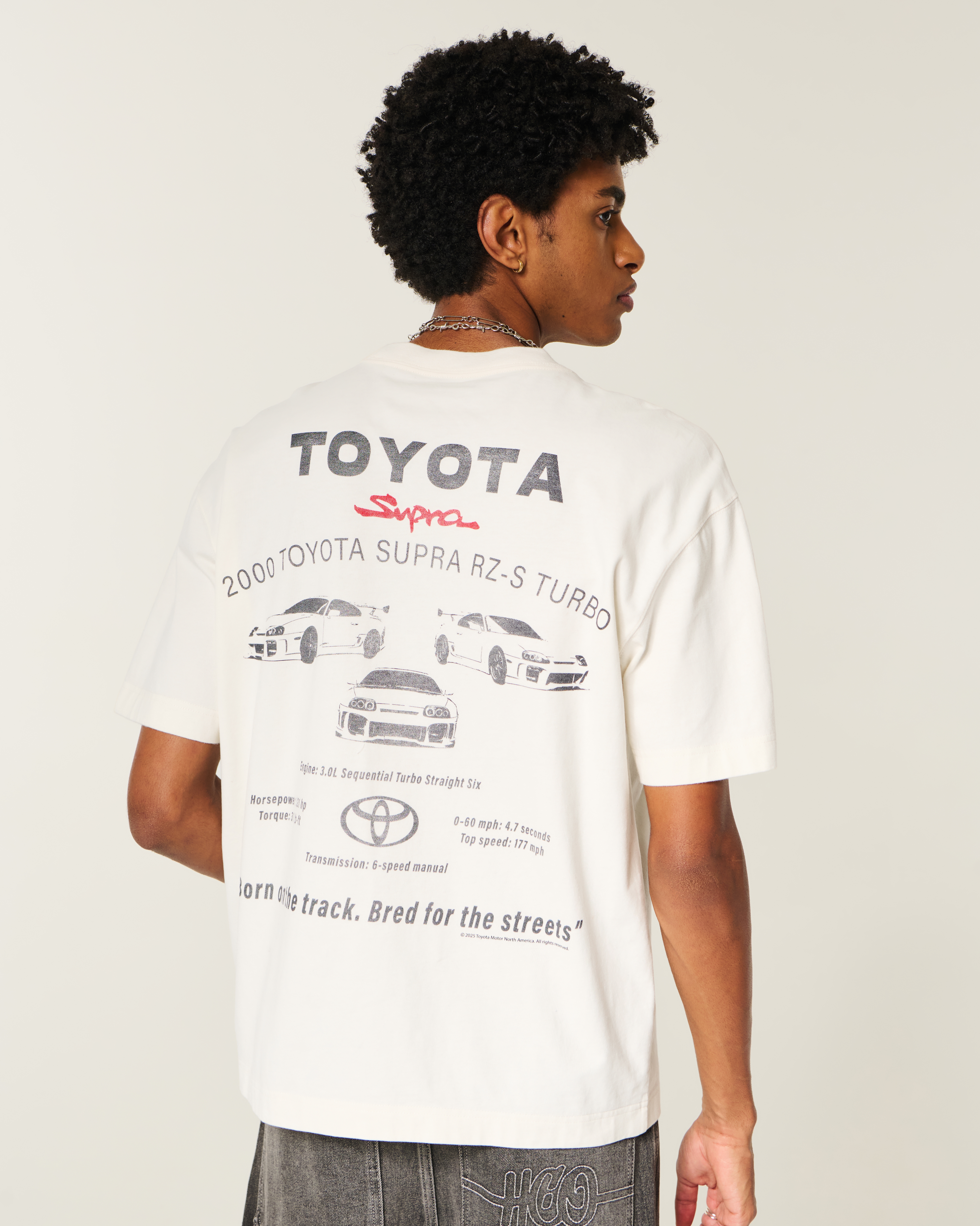 Boxy Heavyweight Toyota Supra Graphic Tee