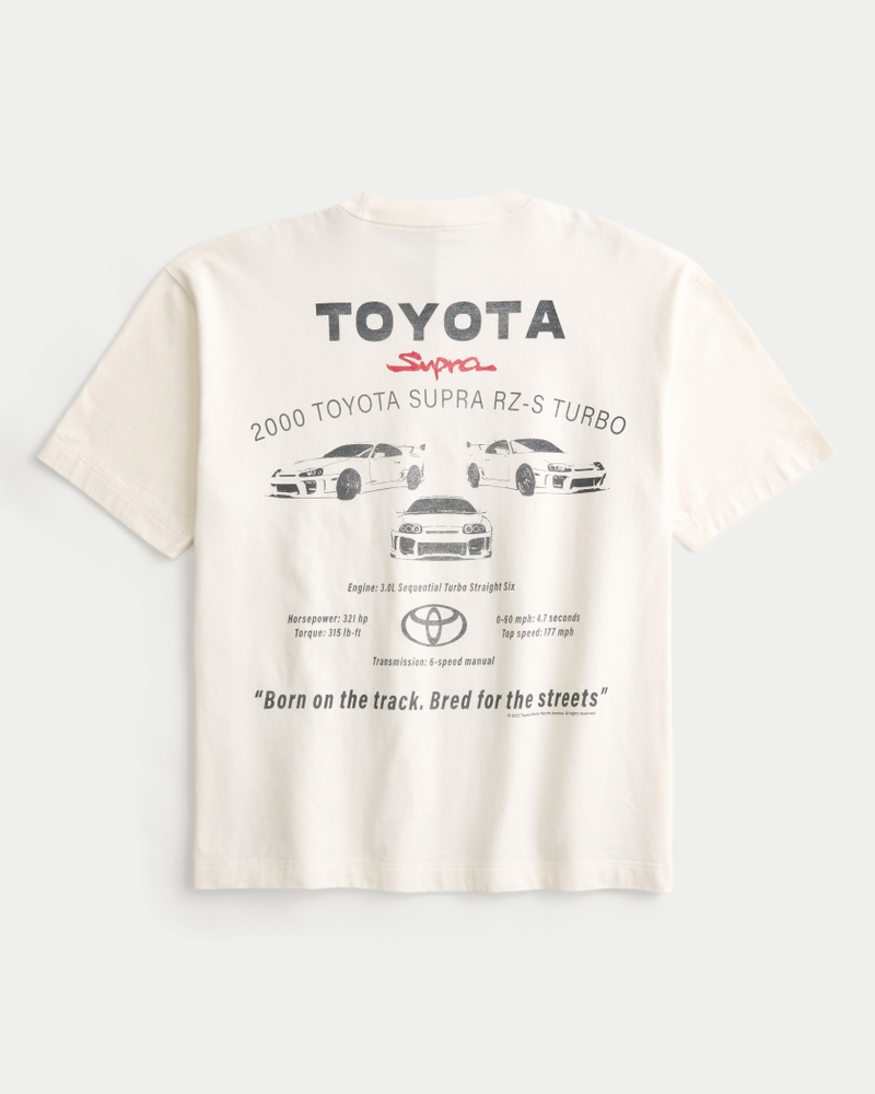 Men's Boxy Heavyweight Toyota Supra Graphic Tee | Men's Tops