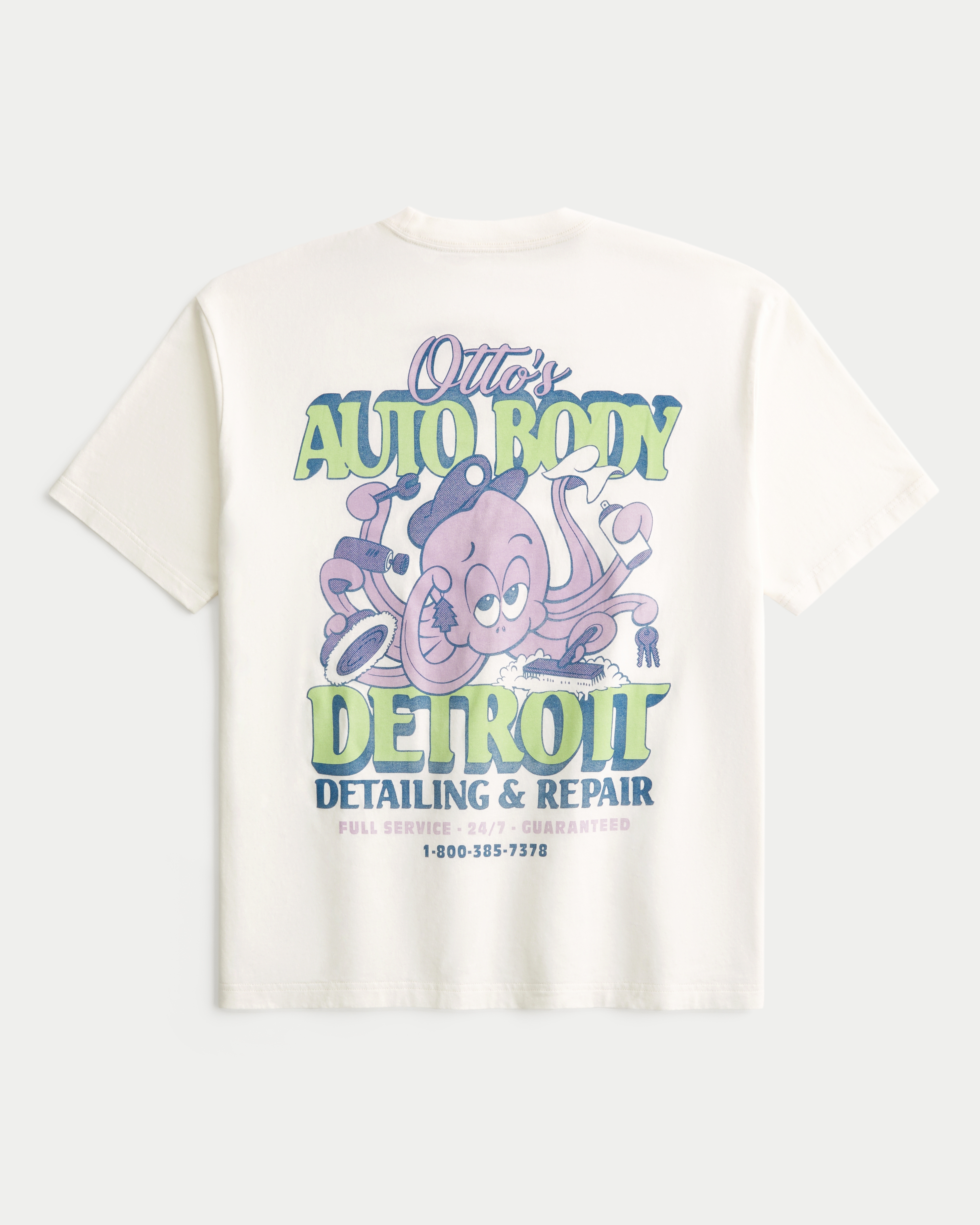 Boxy Otto's Auto Body Graphic Tee