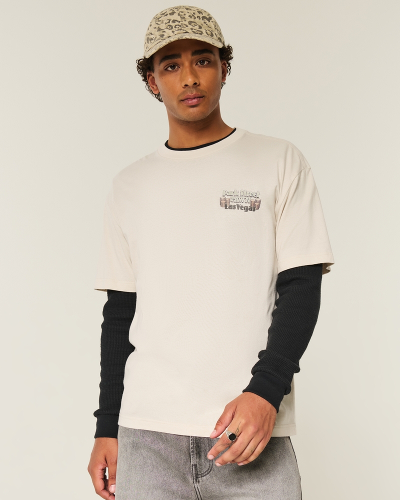 Boxy Park Street Pawn Graphic Tee