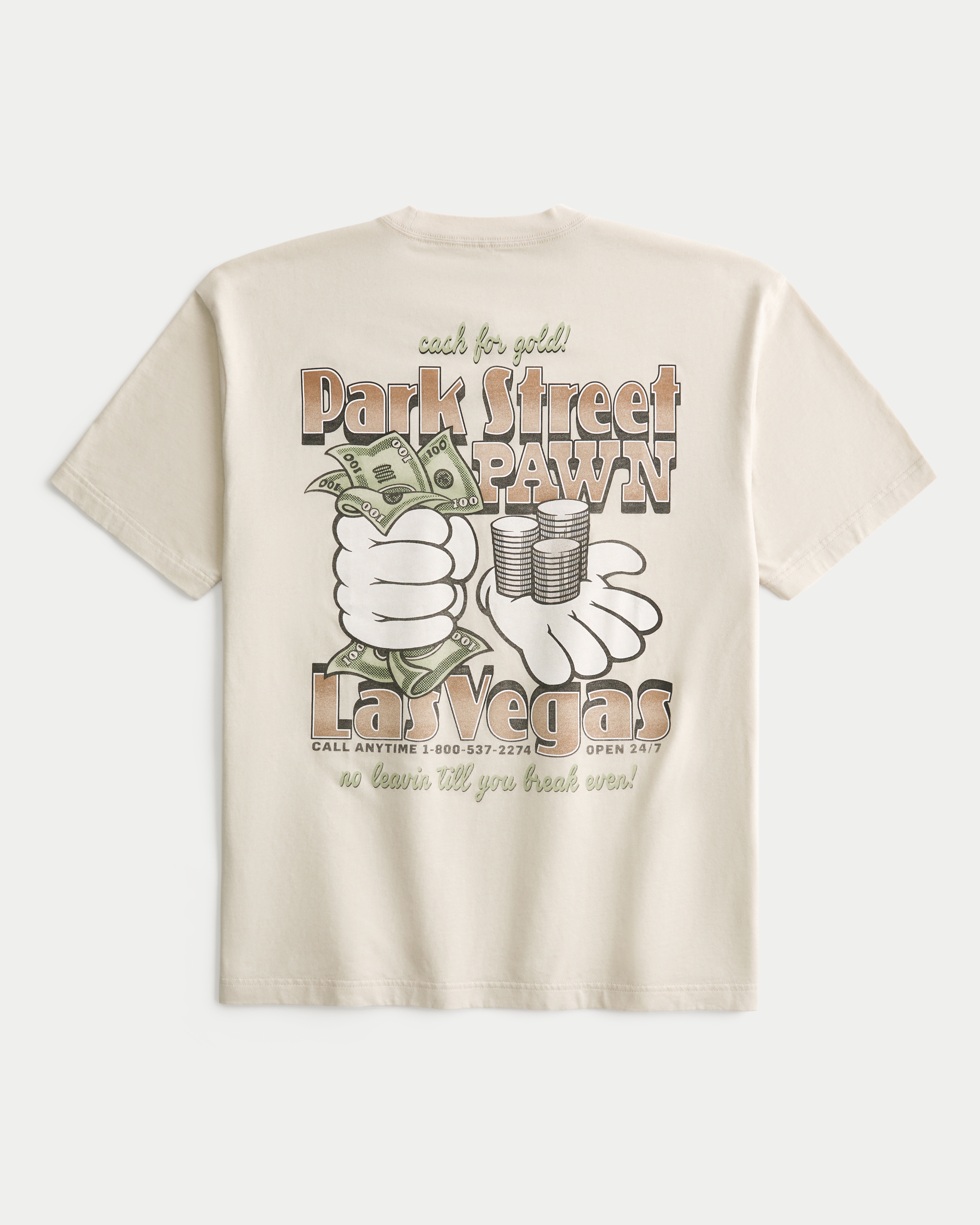 Boxy Park Street Pawn Graphic Tee