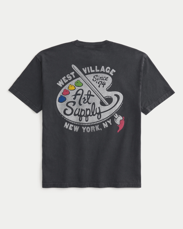 Boxy West Village Art Supply Graphic Tee