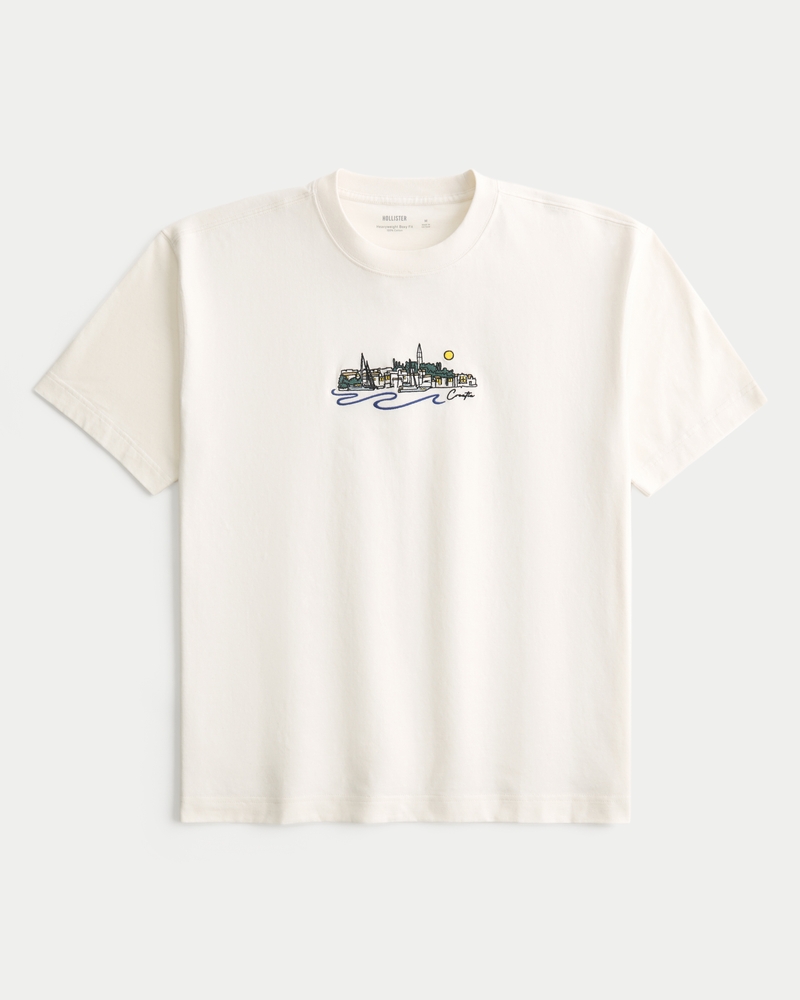 Boxy Heavyweight Croatia Graphic Tee