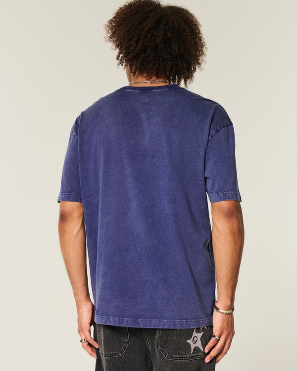Paris Saint-Germain F.C. Graphic Tee, Washed Navy view 2