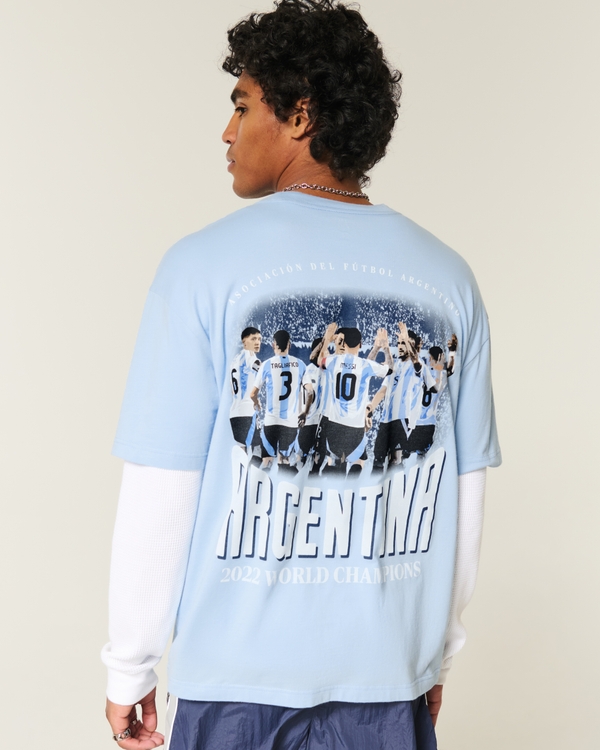Argentine Football Association Graphic Tee, Light Blue view 2