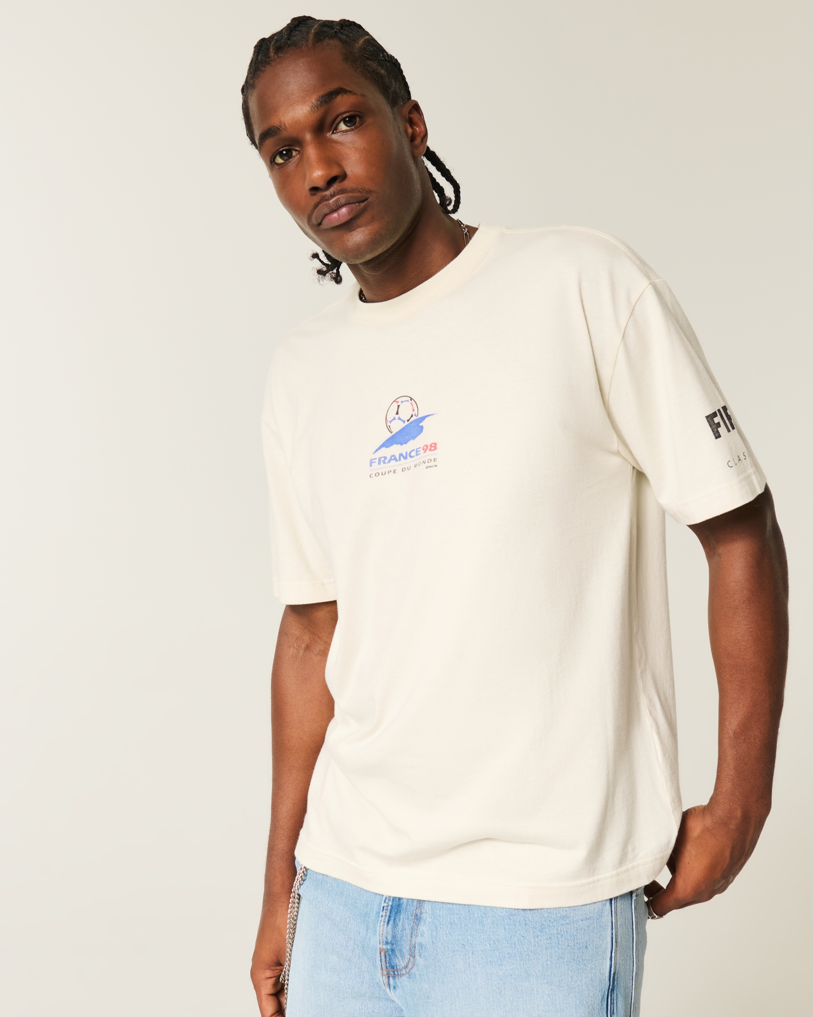 Men's Boxy FIFA World Cup France 1998 Graphic Tee | Men's Sale