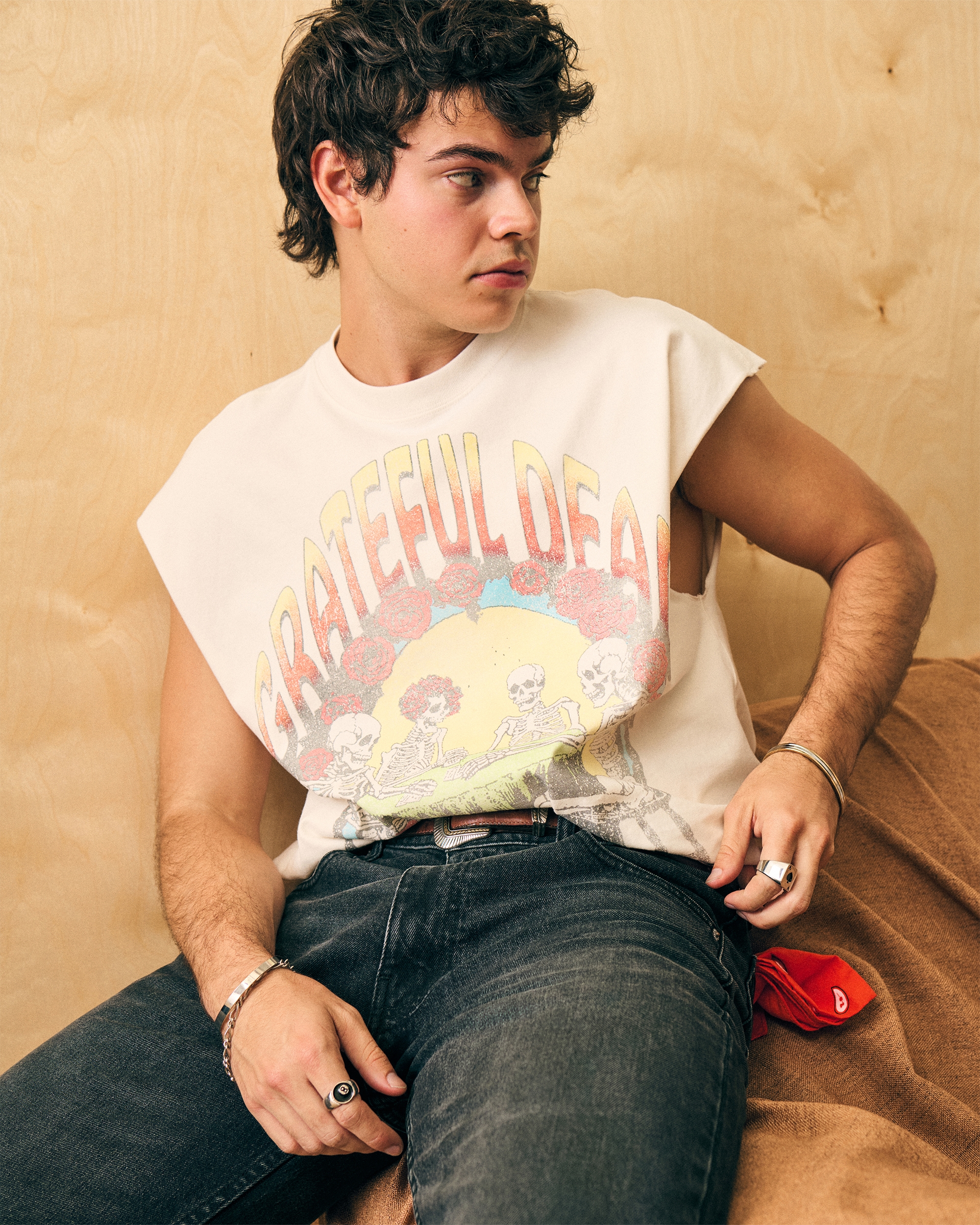 Men's Boxy Heavyweight Grateful Dead Graphic Tank | Men's
