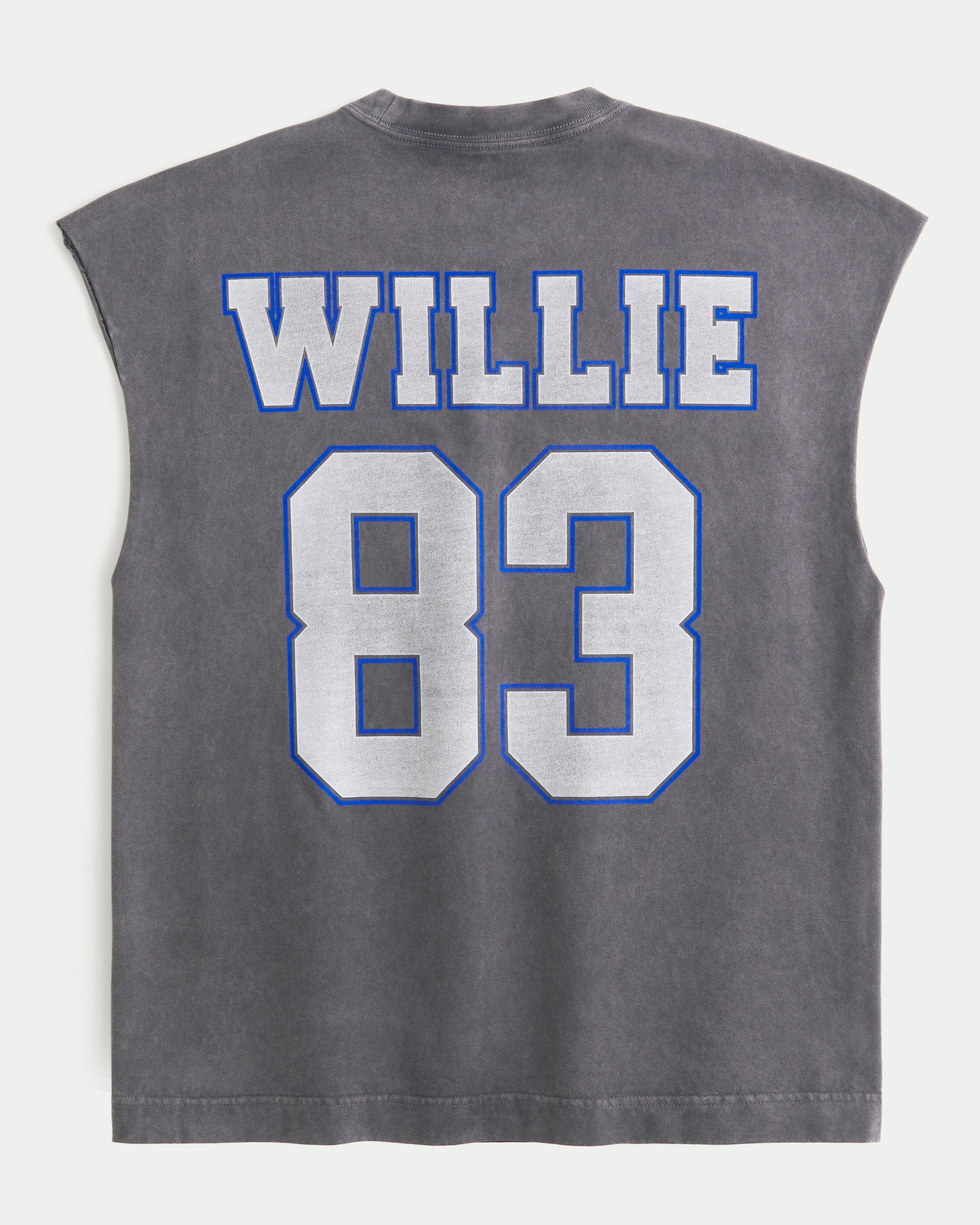 Boxy Heavyweight Willie Nelson Graphic Tank