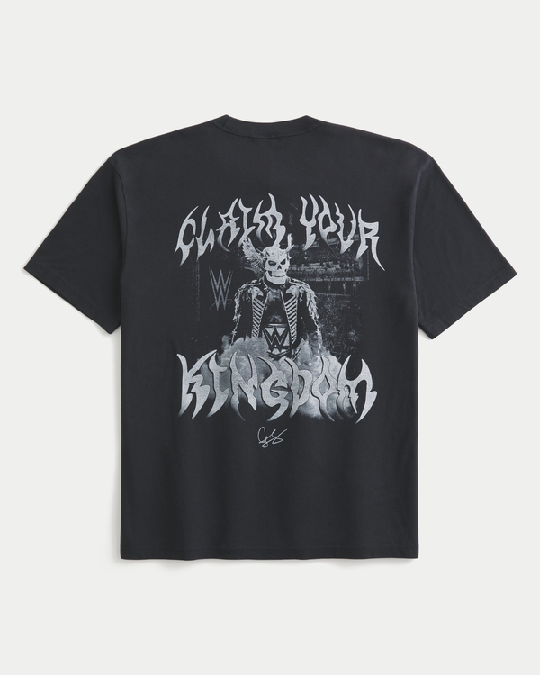 Boxy Cody Rhodes Graphic Tee, Faded Black view 1