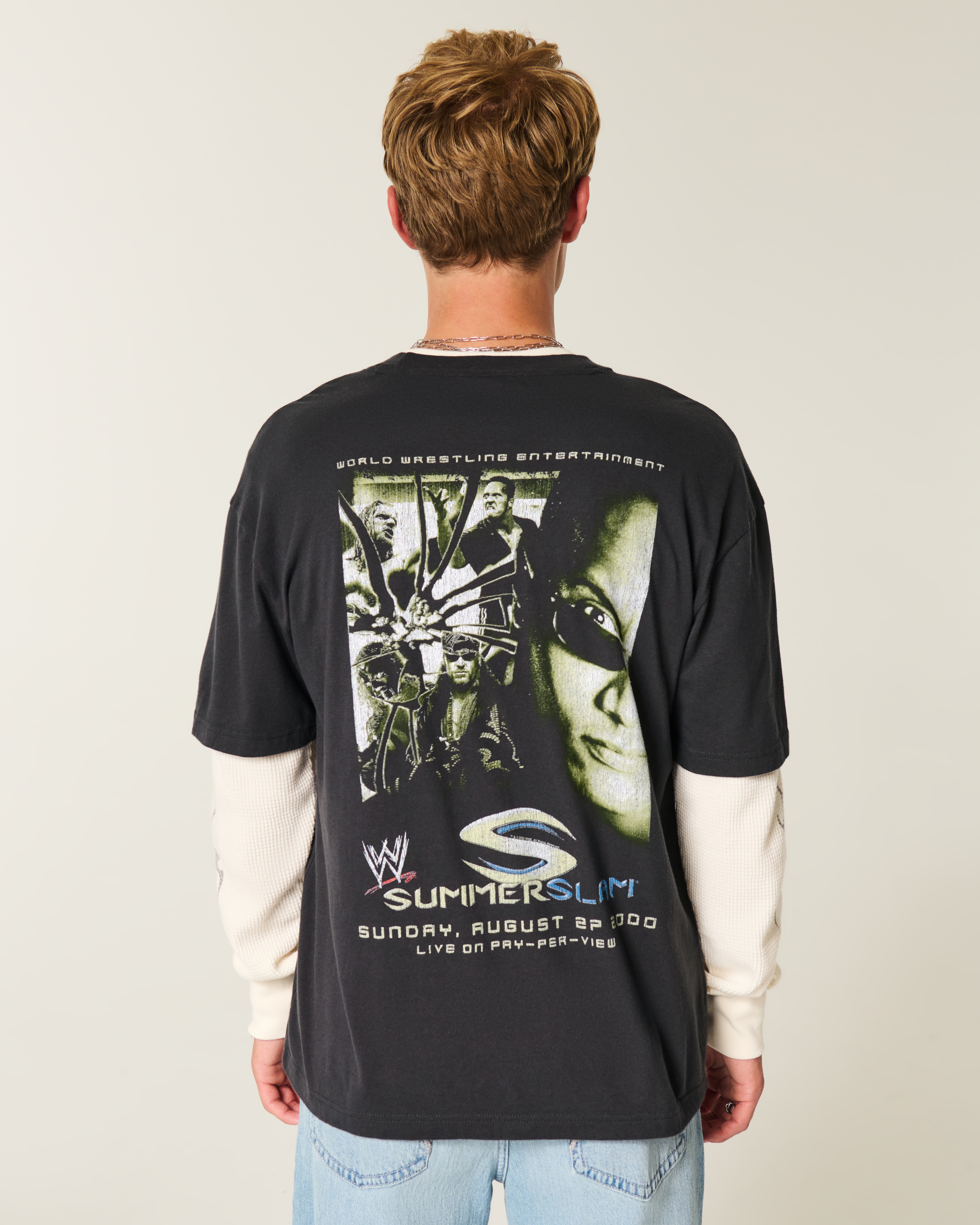 Boxy WWE SummerSlam Graphic Tee