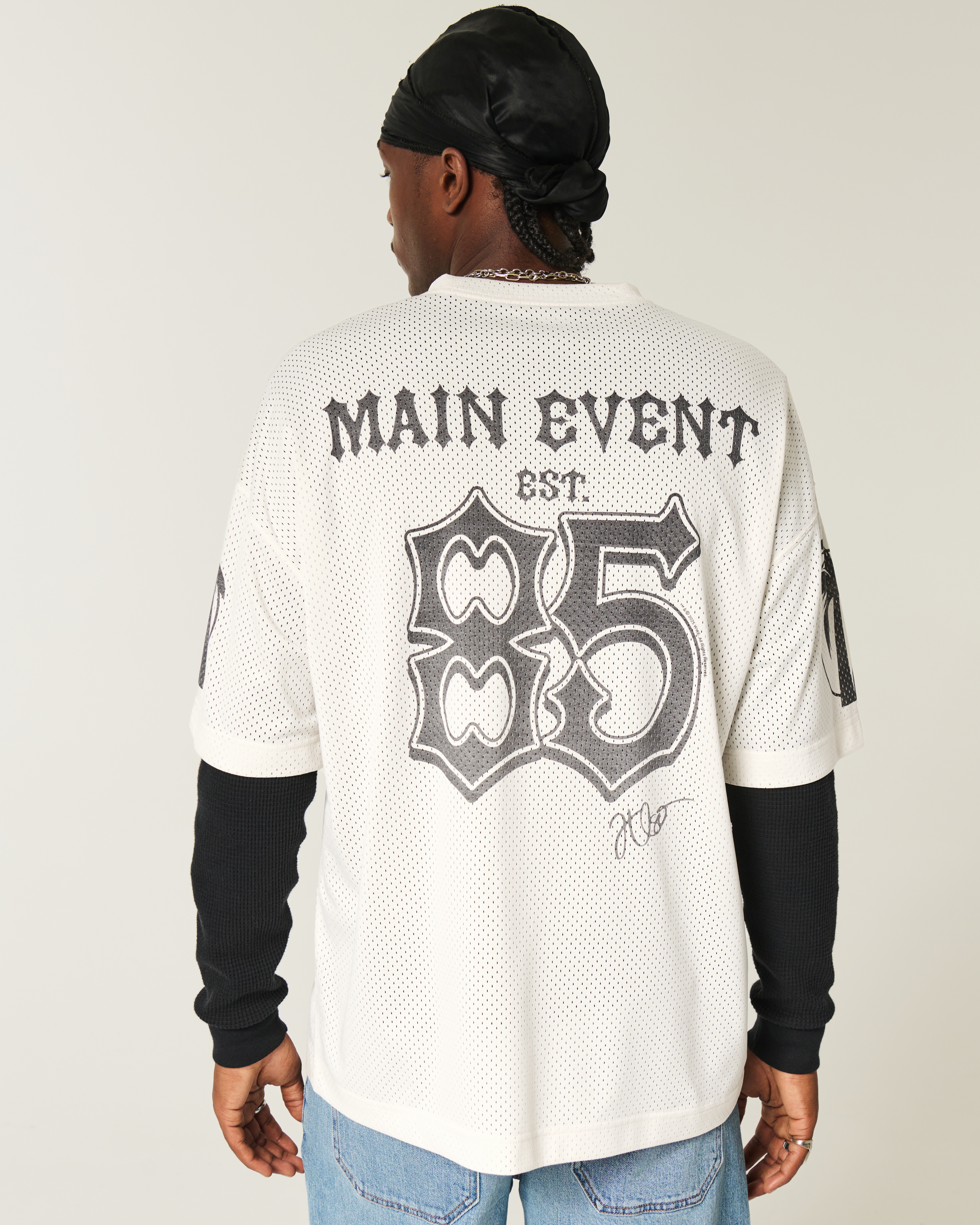 Baggy Jey Uso Yeet Graphic Football Jersey