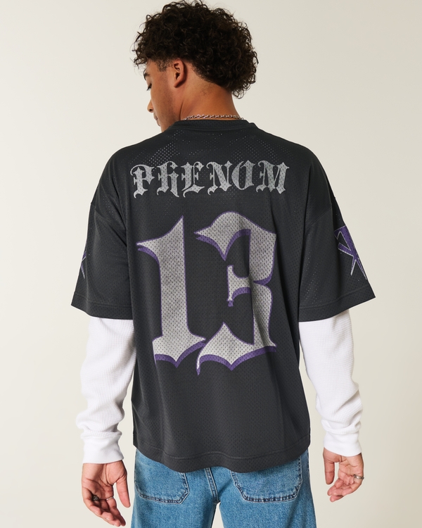 Baggy Undertaker Graphic Football Jersey