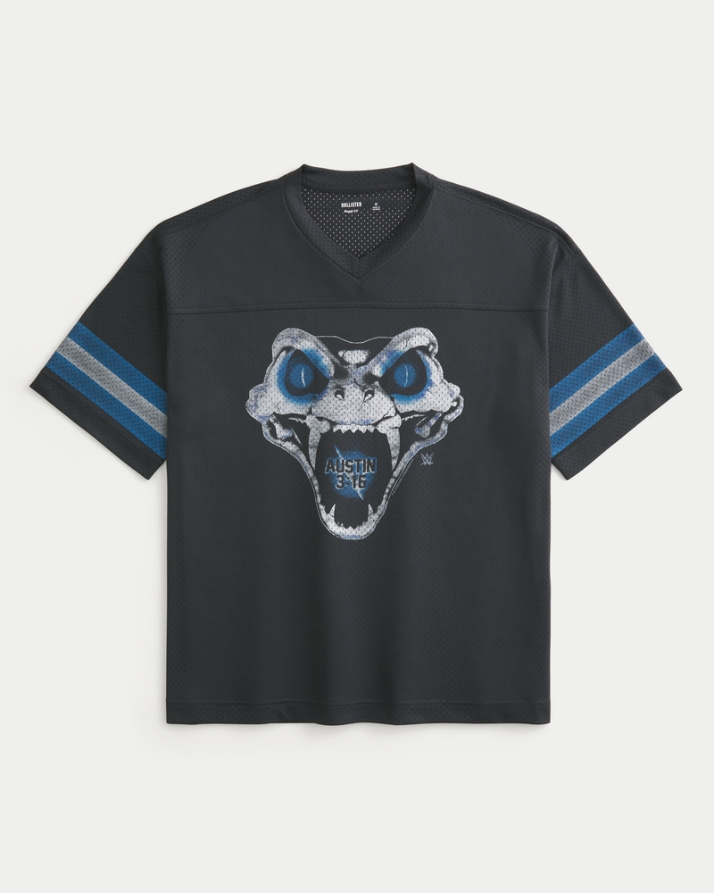 Baggy Stone Cold Steve Austin Graphic Football Jersey