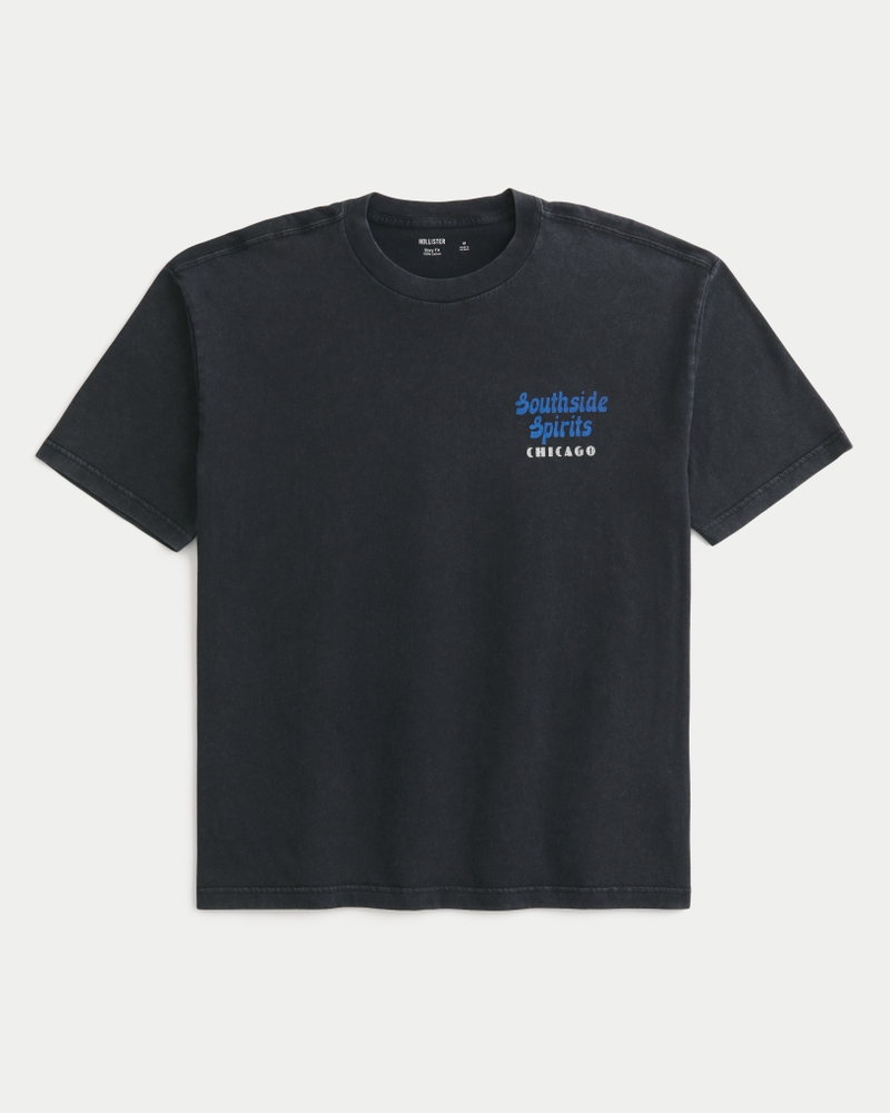 Baggy Cotton Southside Spirits Graphic Tee