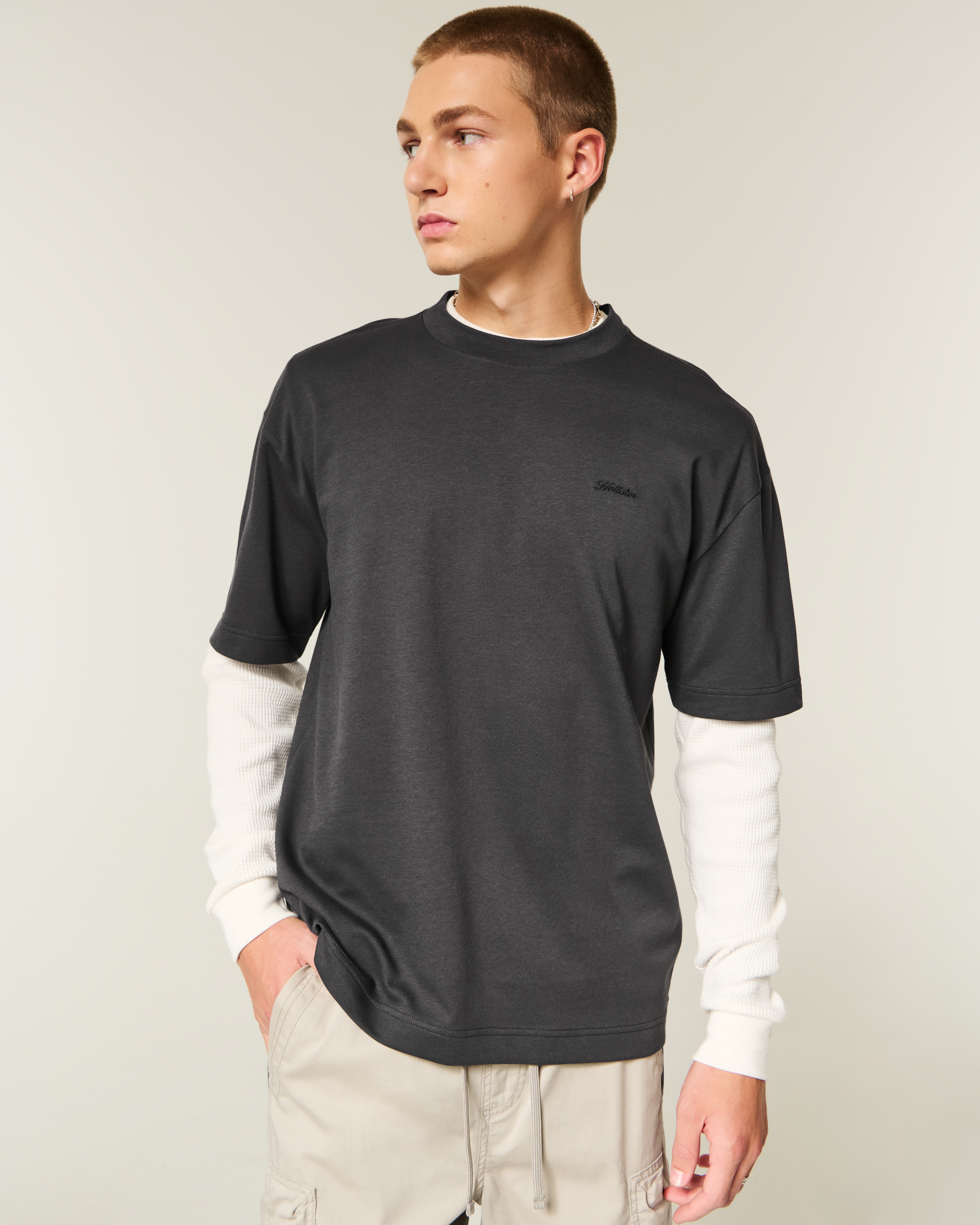 Boxy Logo Cooling Tee