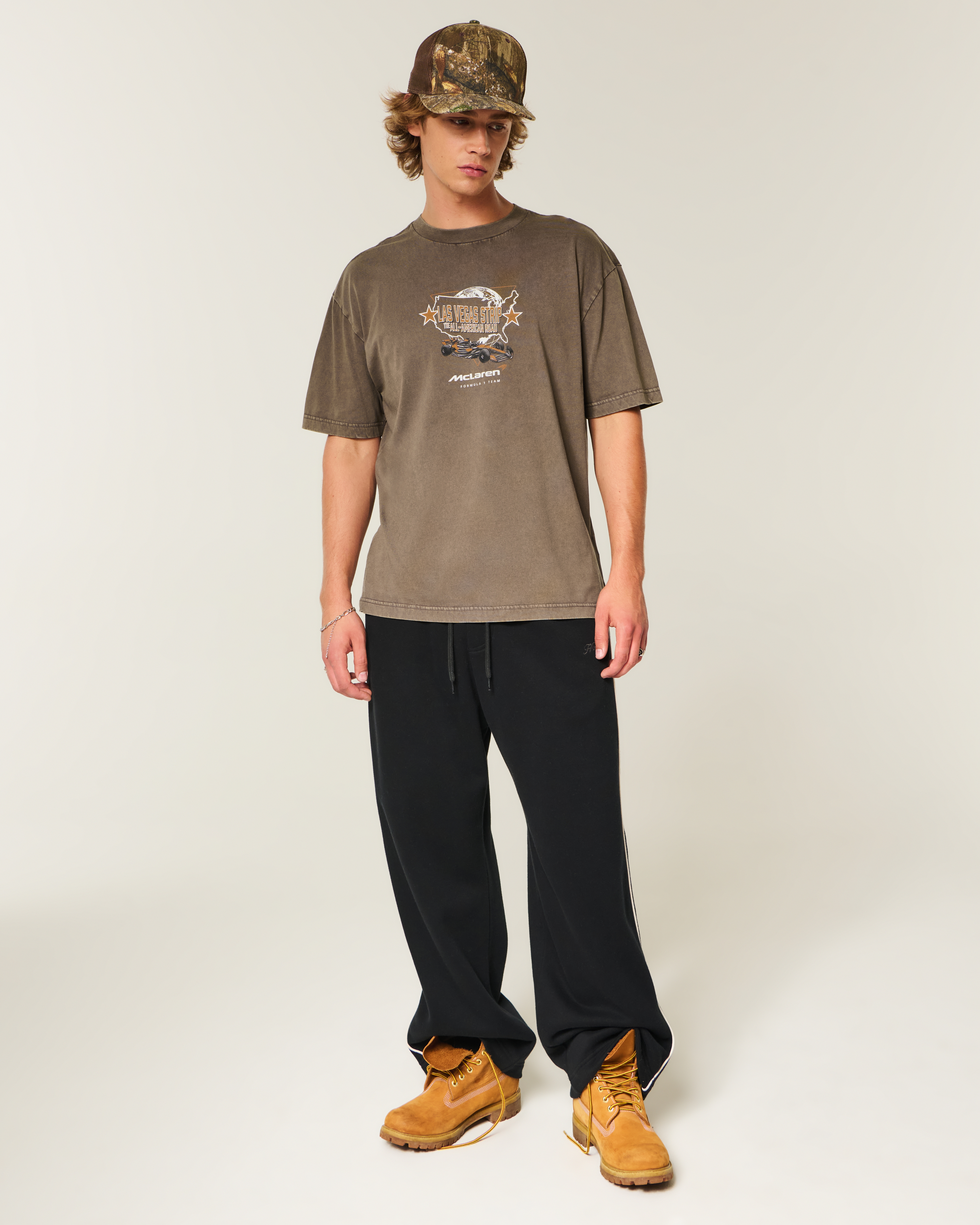 Boxy Cotton McLaren Graphic Tee