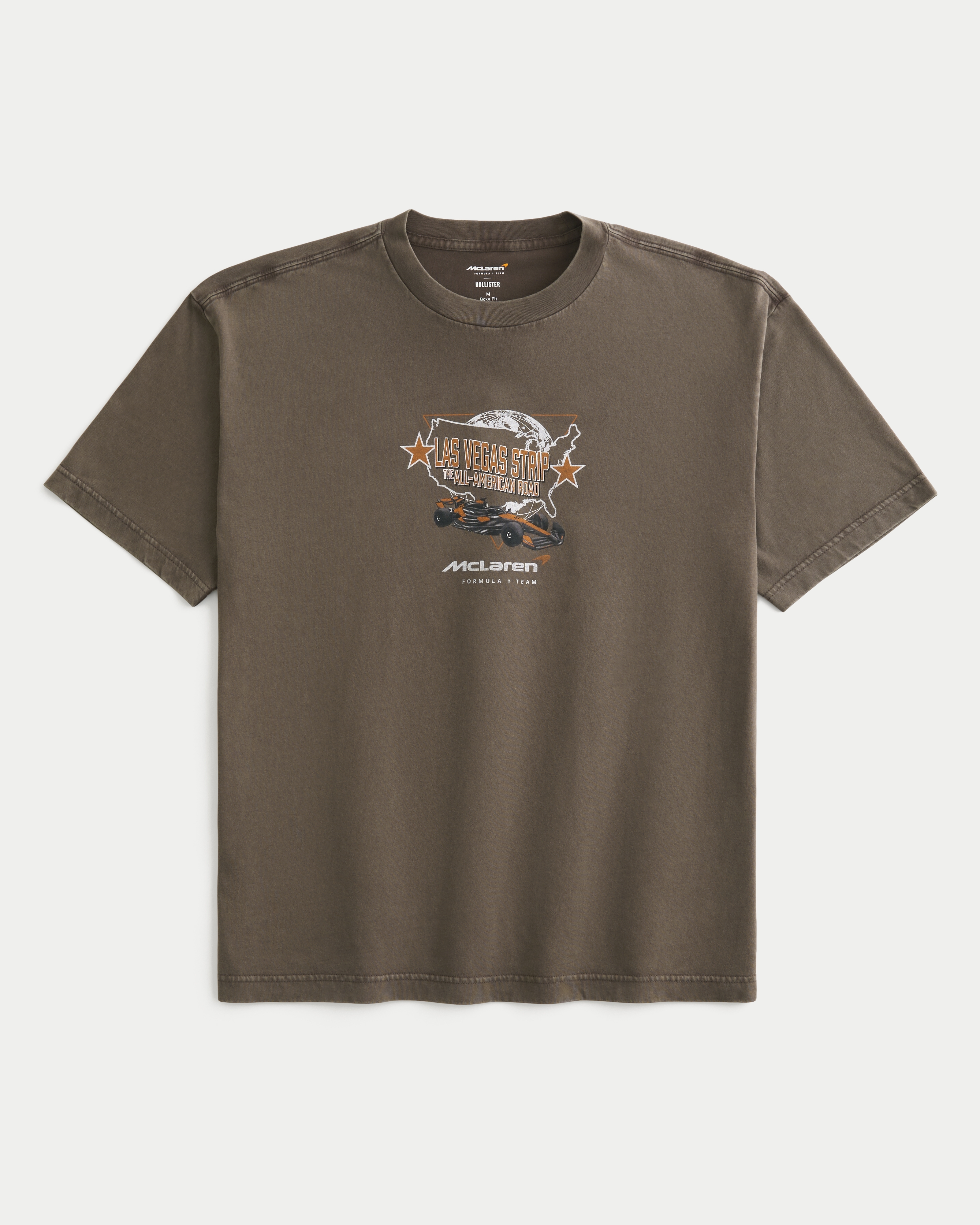 Boxy Cotton McLaren Graphic Tee