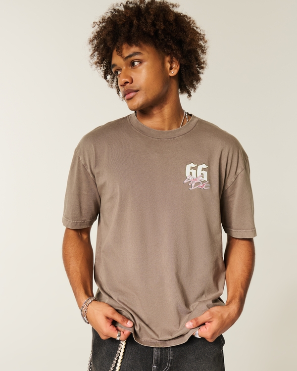 Boxy NASCAR Liquid Death Graphic Tee