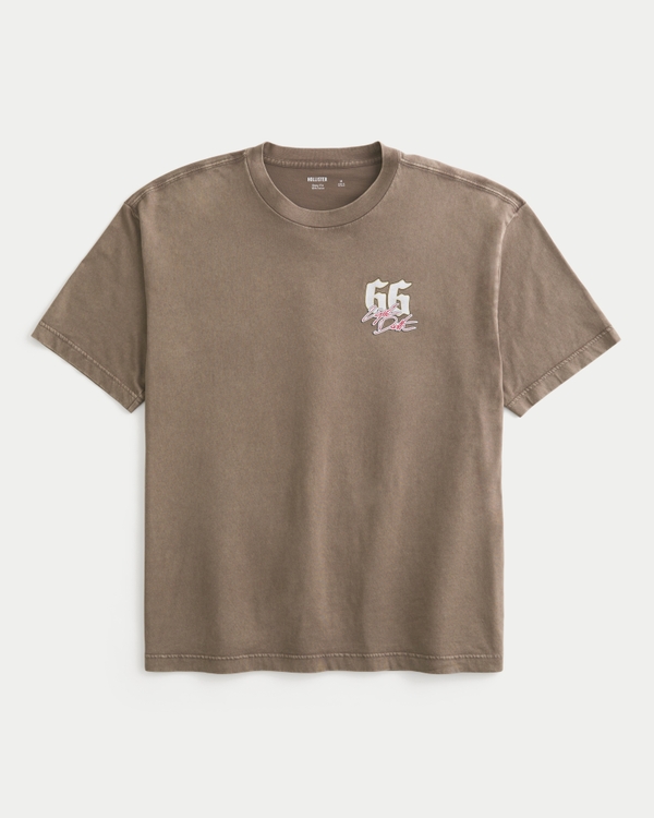 Boxy NASCAR Liquid Death Graphic Tee