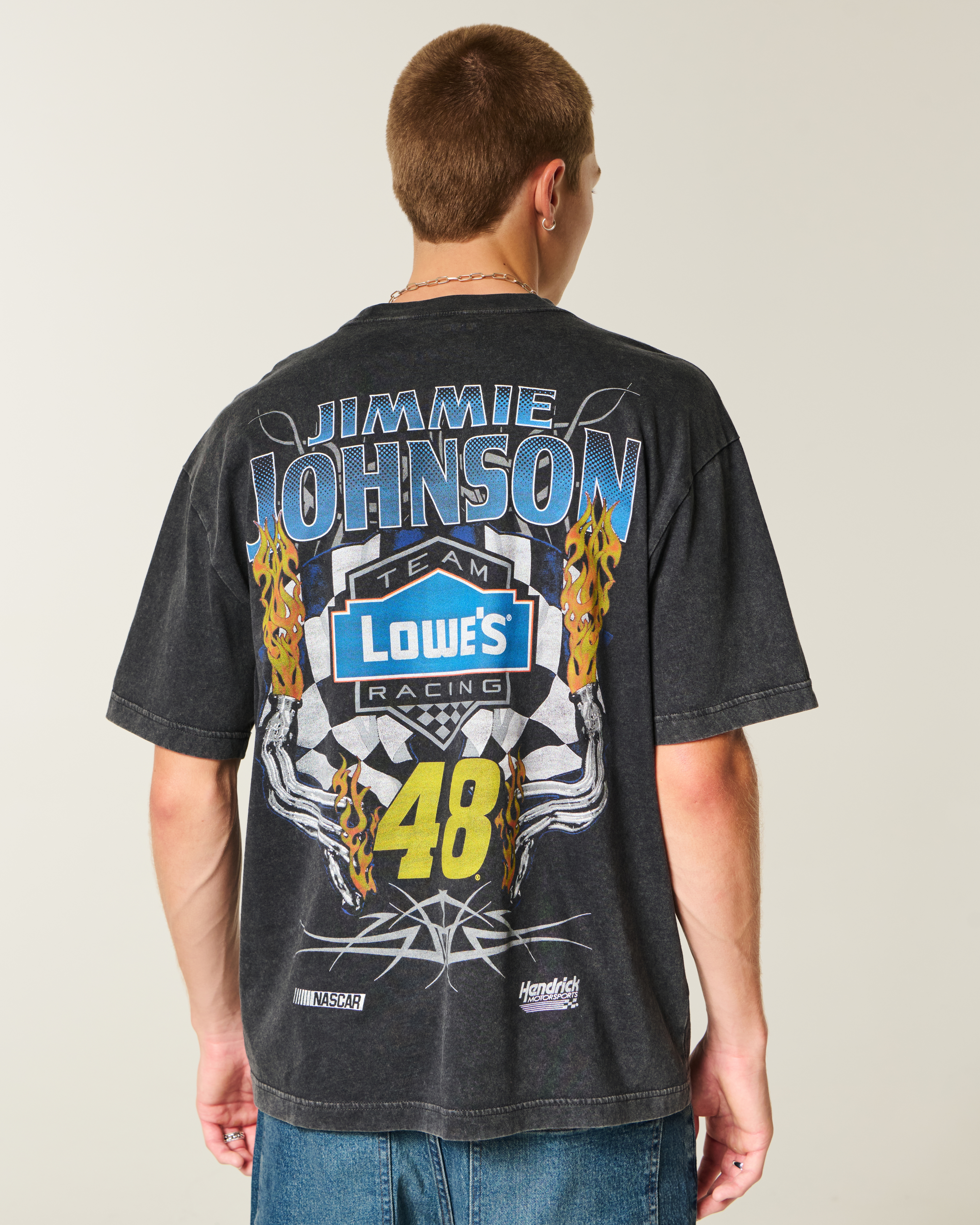 Boxy Jimmie Johnson Team Lowe's NASCAR Graphic Tee