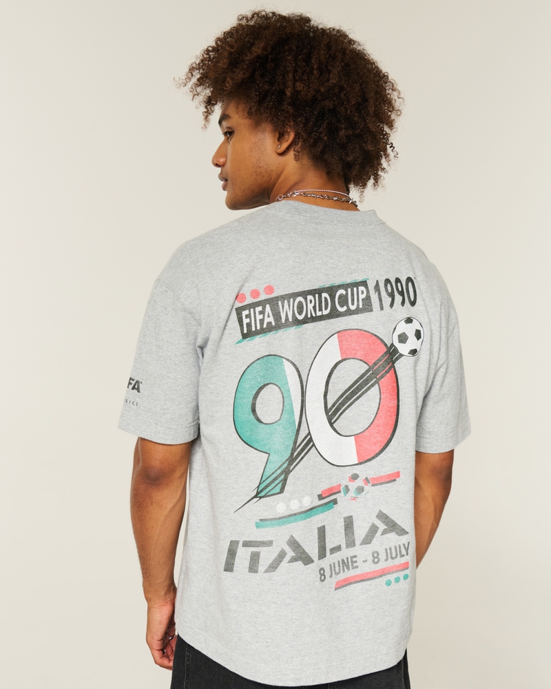 Boxy Heavyweight FIFA World Cup Italia Graphic Tee