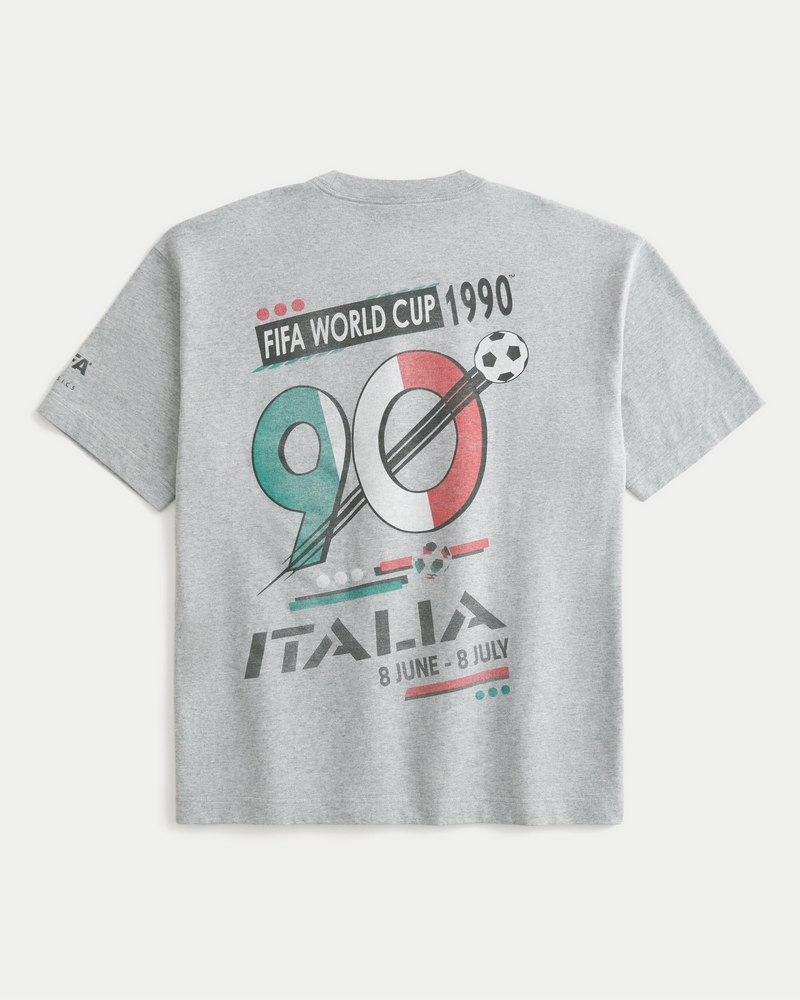 Boxy Heavyweight FIFA World Cup Italia Graphic Tee