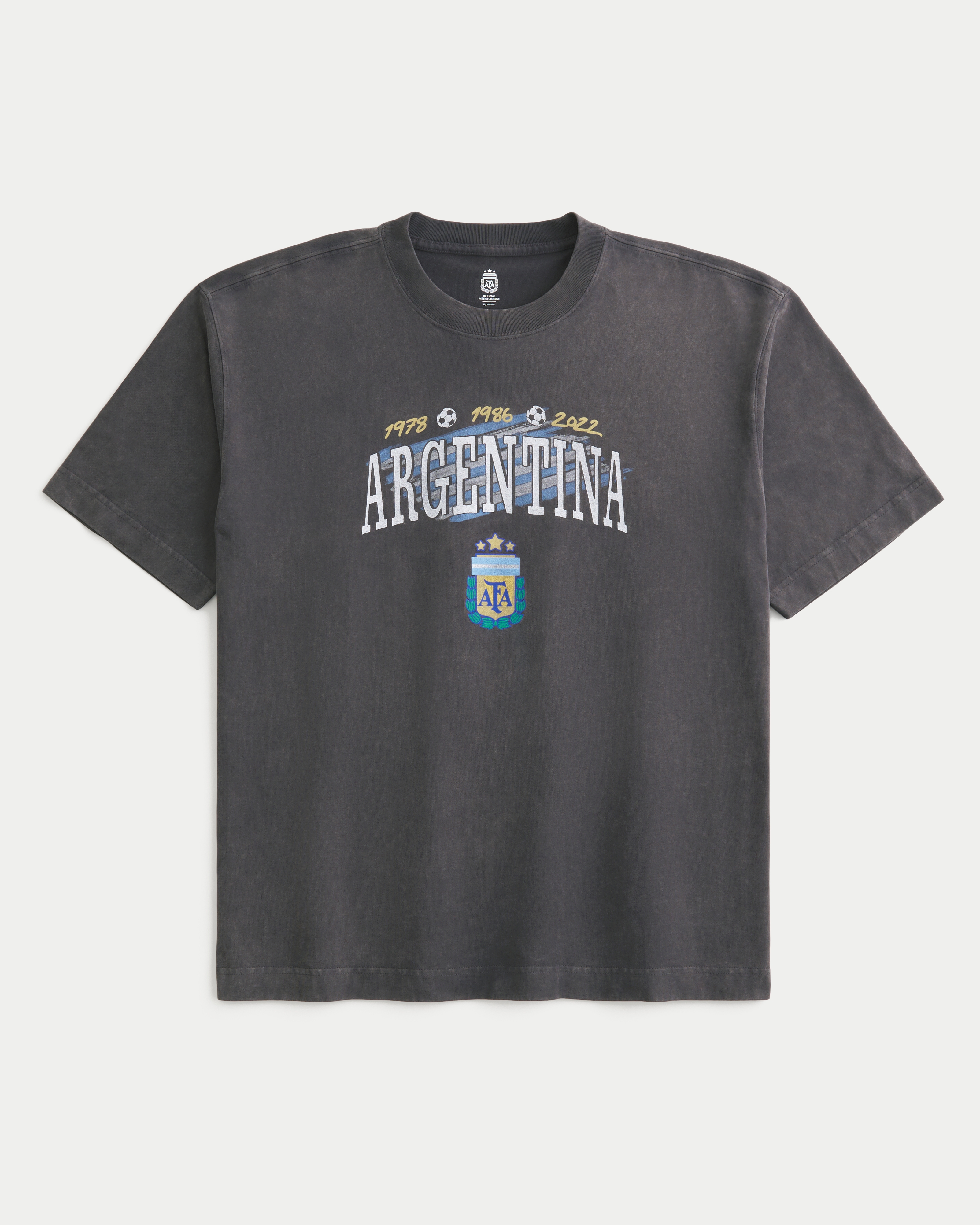 Boxy Heavyweight Argentine Football Association Graphic Tee