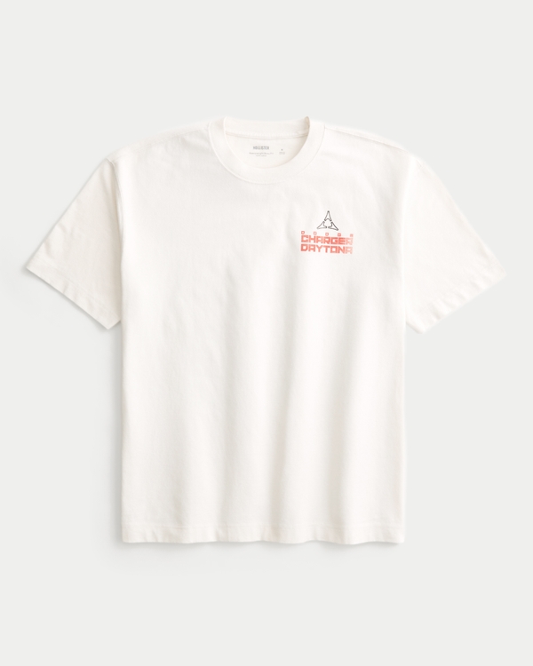 Boxy Heavyweight Dodge Charger Daytona Graphic Tee