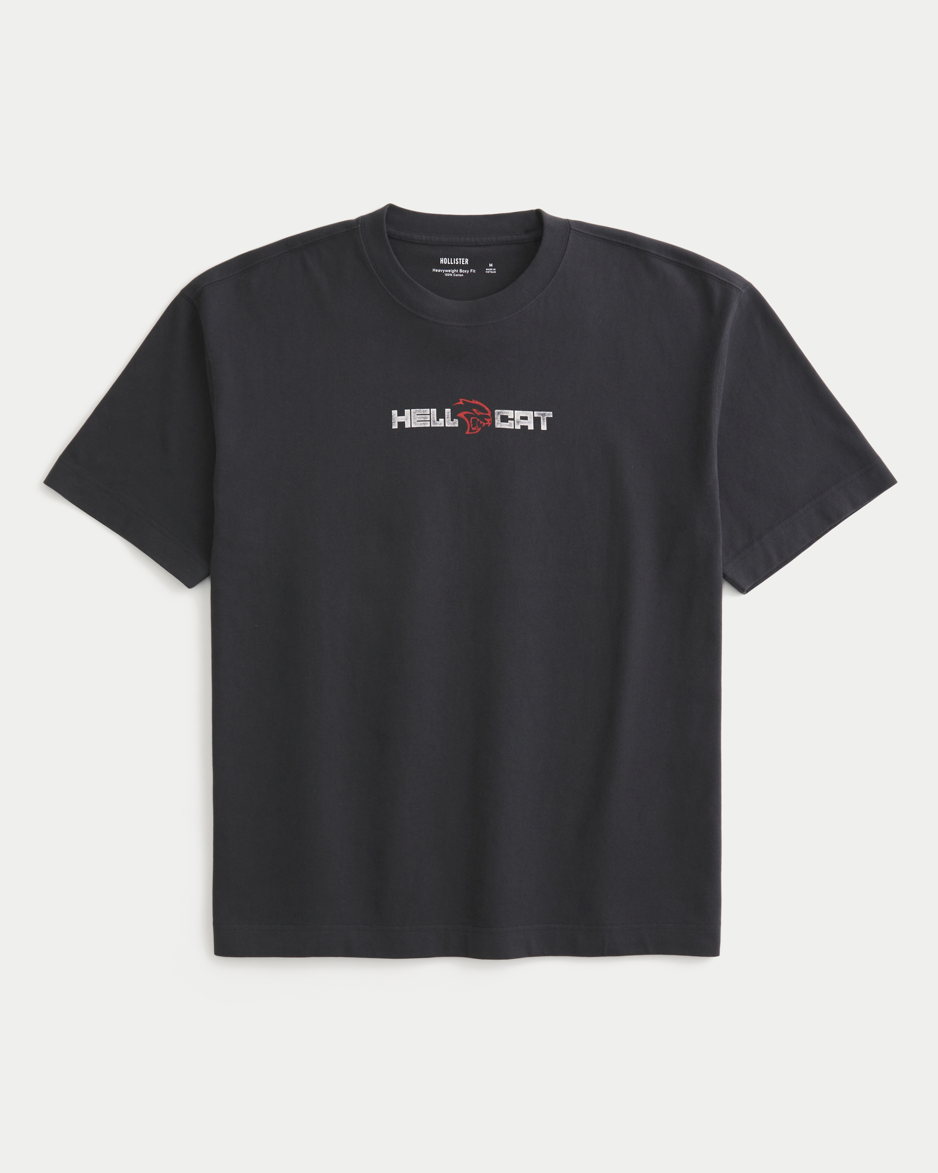 Boxy Heavyweight Dodge Charger Hellcat Graphic Tee