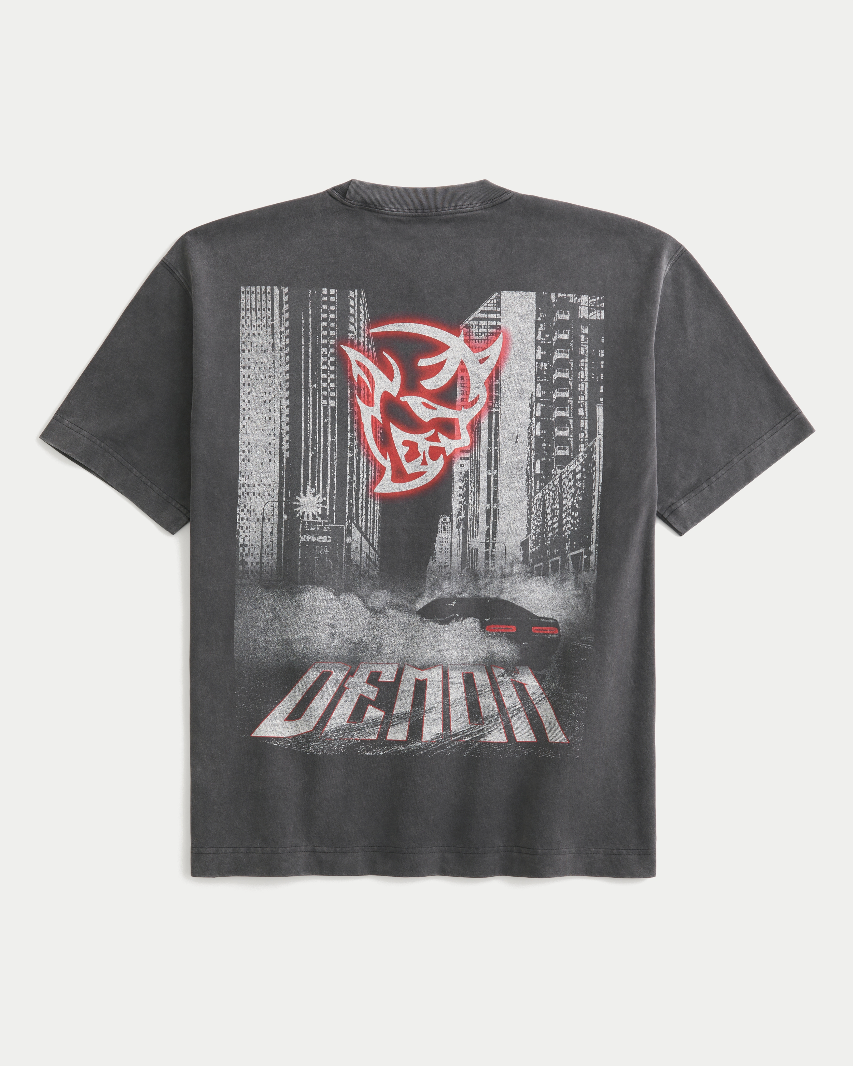 Boxy Heavyweight Dodge Demon Graphic Tee
