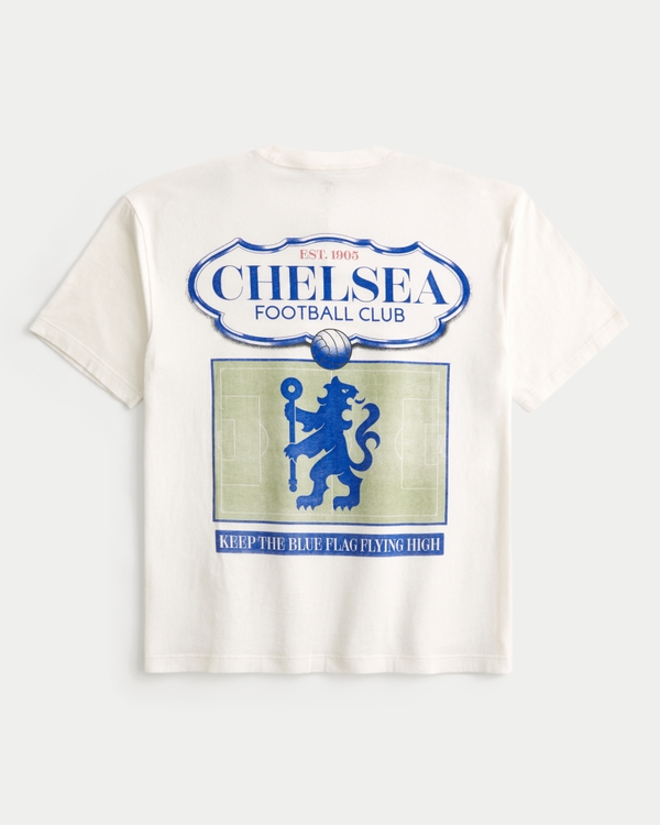 ボクシー チェルシーFCグラフィックTシャツ, クリーム view 1