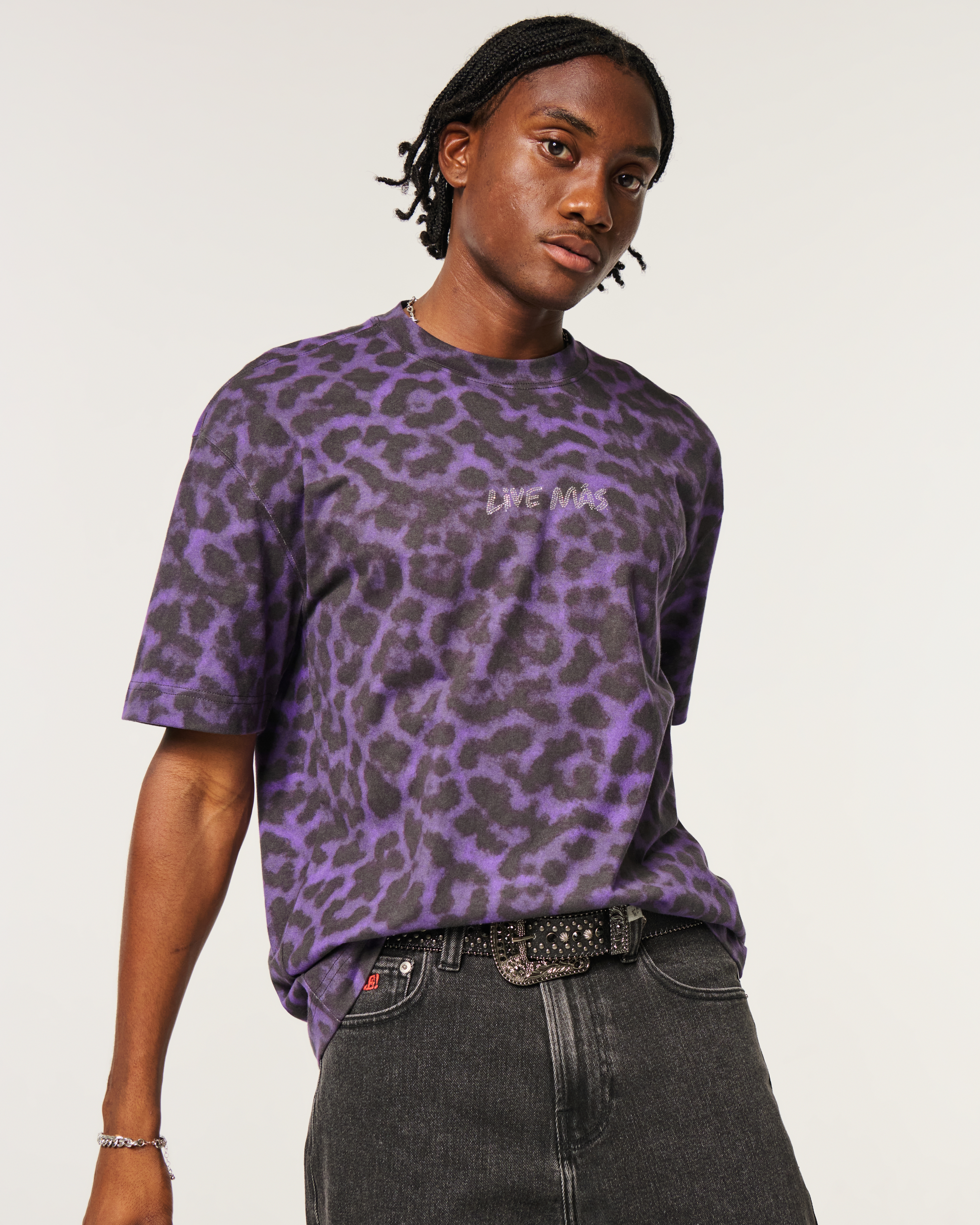 Hollister x Taco Bell Boxy Heavyweight Shine Graphic Tee