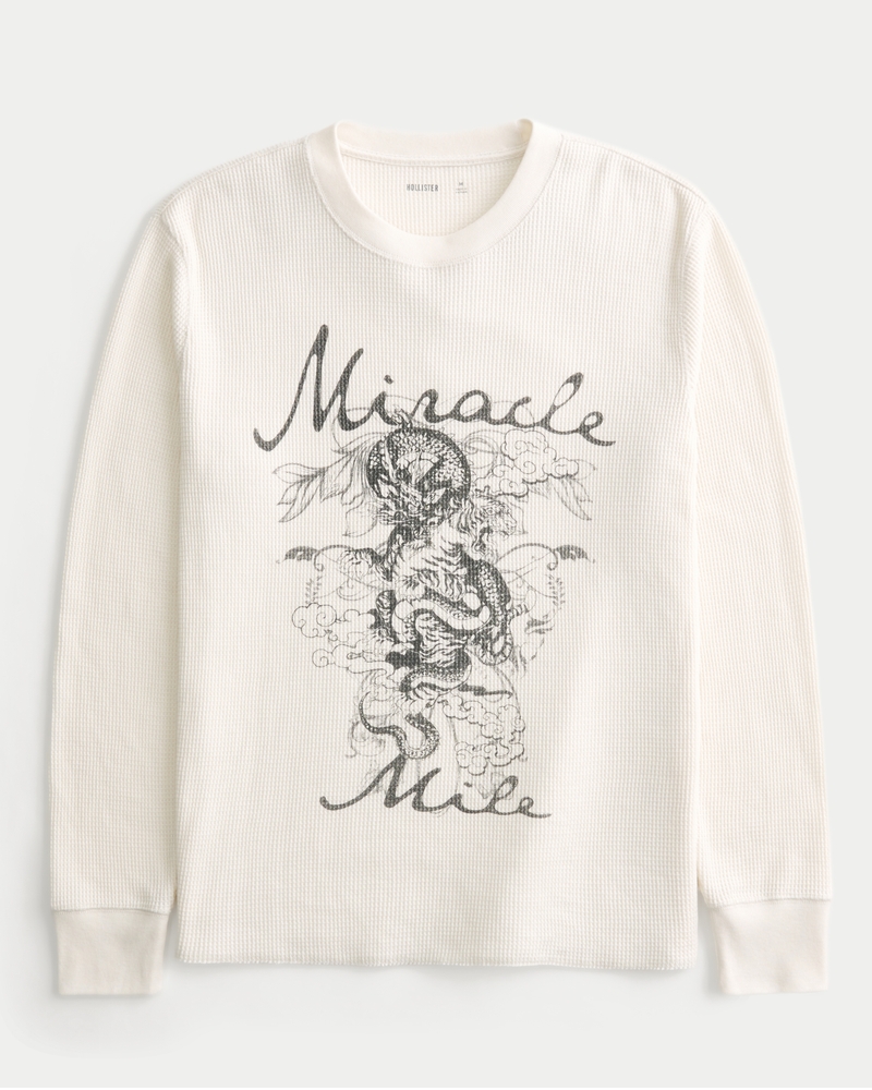 Men's Miracle Mile Graphic Thermal Shirt | Men's Clearance