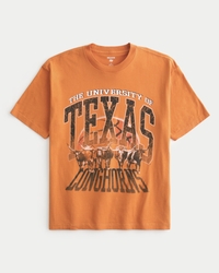 Boxy University of Texas Longhorns Graphic Tee