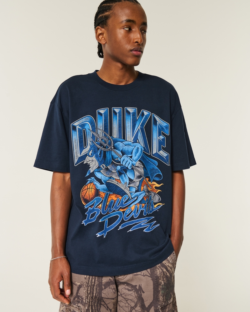 Boxy Duke Blue Devils Graphic Tee
