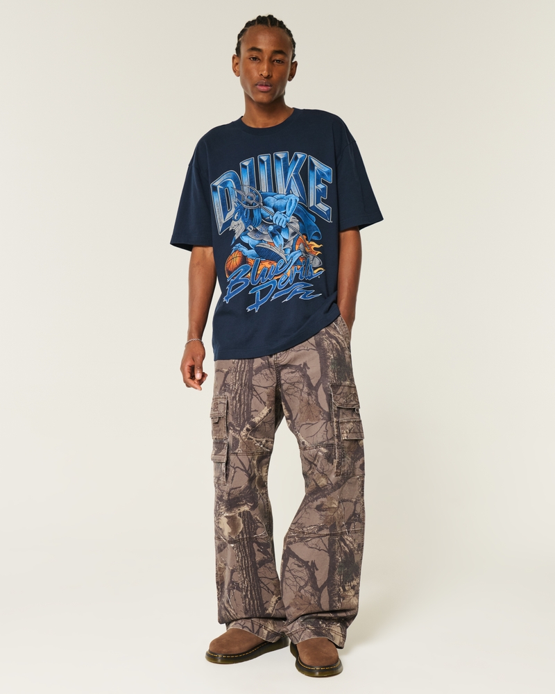 Boxy Duke Blue Devils Graphic Tee