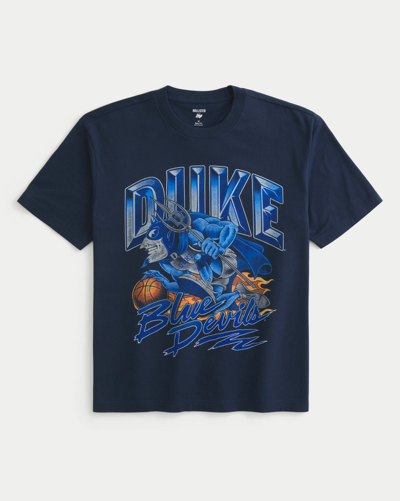 Boxy Duke Blue Devils Graphic Tee