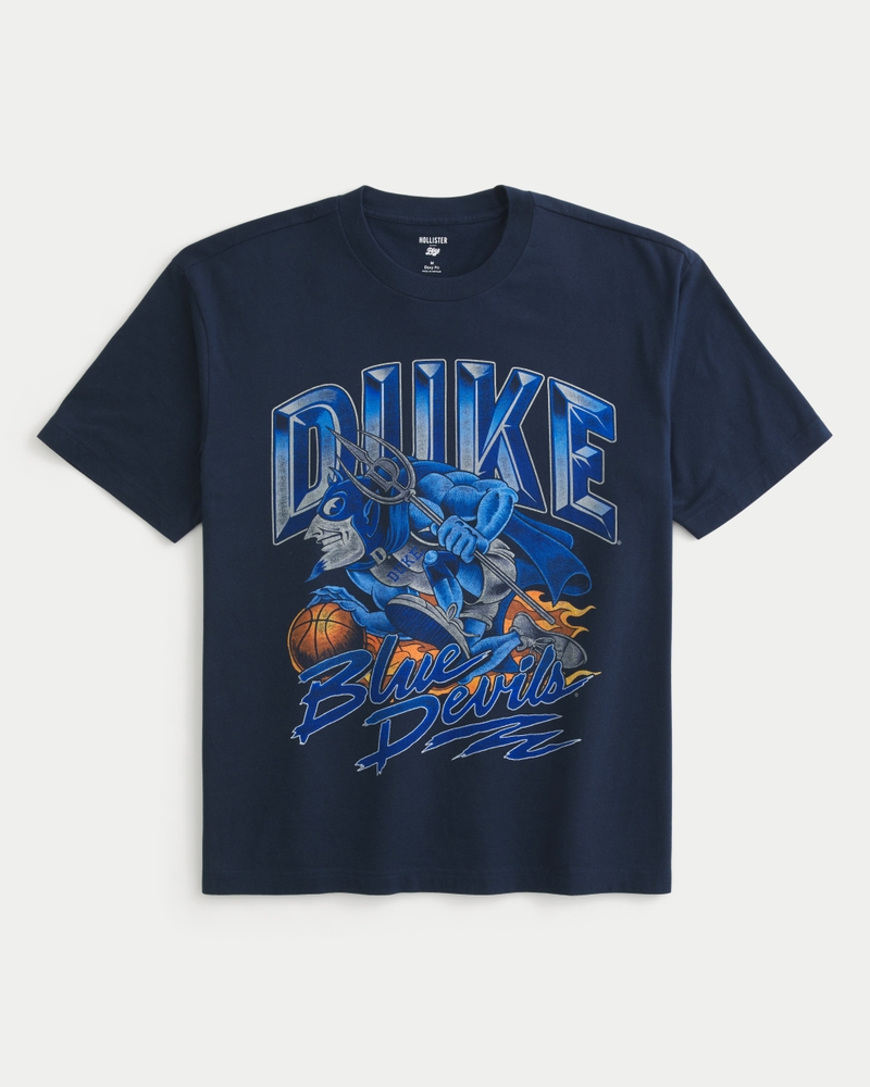 Boxy Duke Blue Devils Graphic Tee